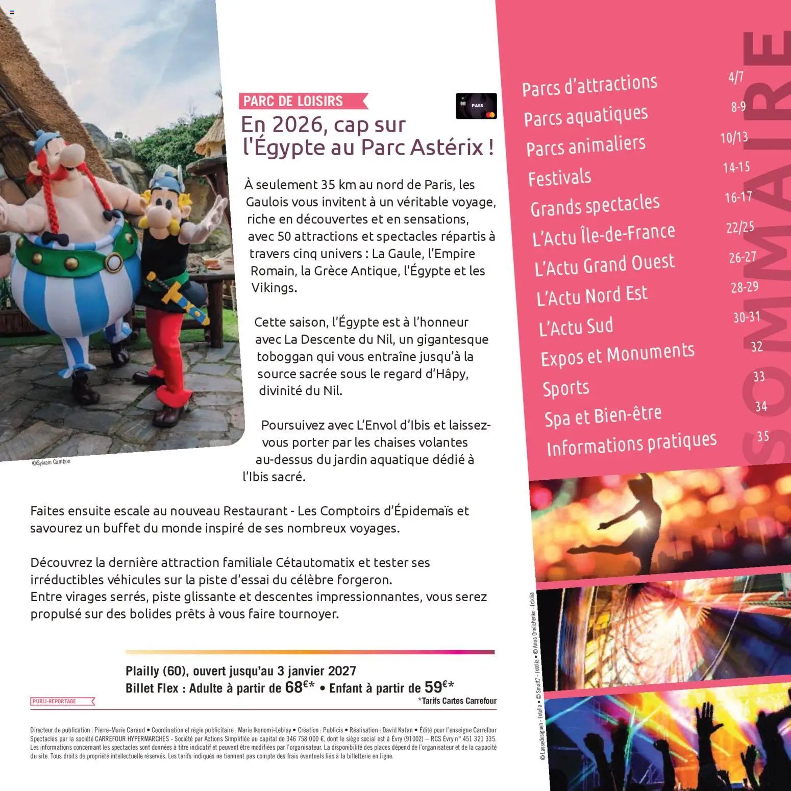 Carrefour City Le book des sorties (2026-04-03 - 2026-09-30)