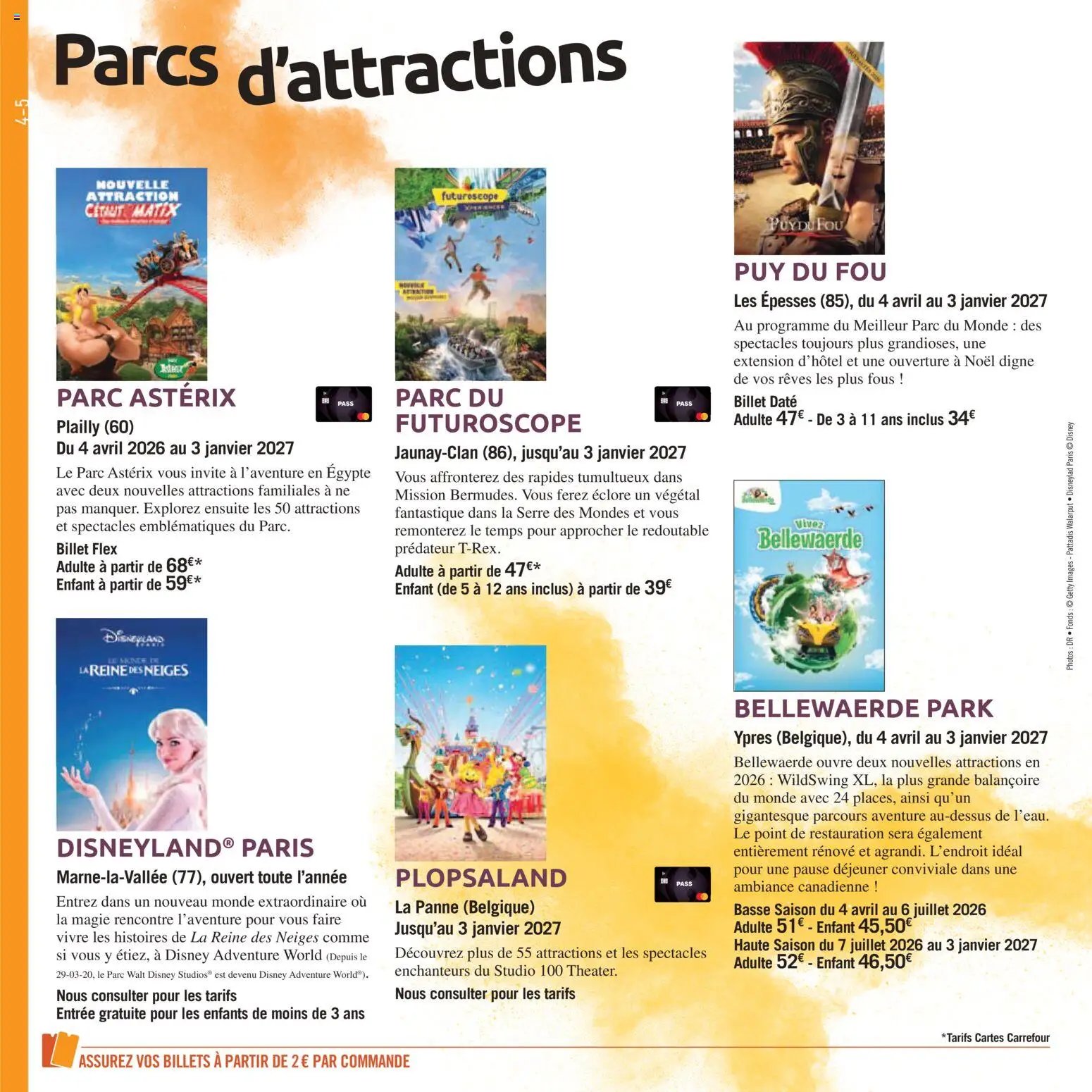 Carrefour City Le book des sorties (2026-04-03 - 2026-09-30)