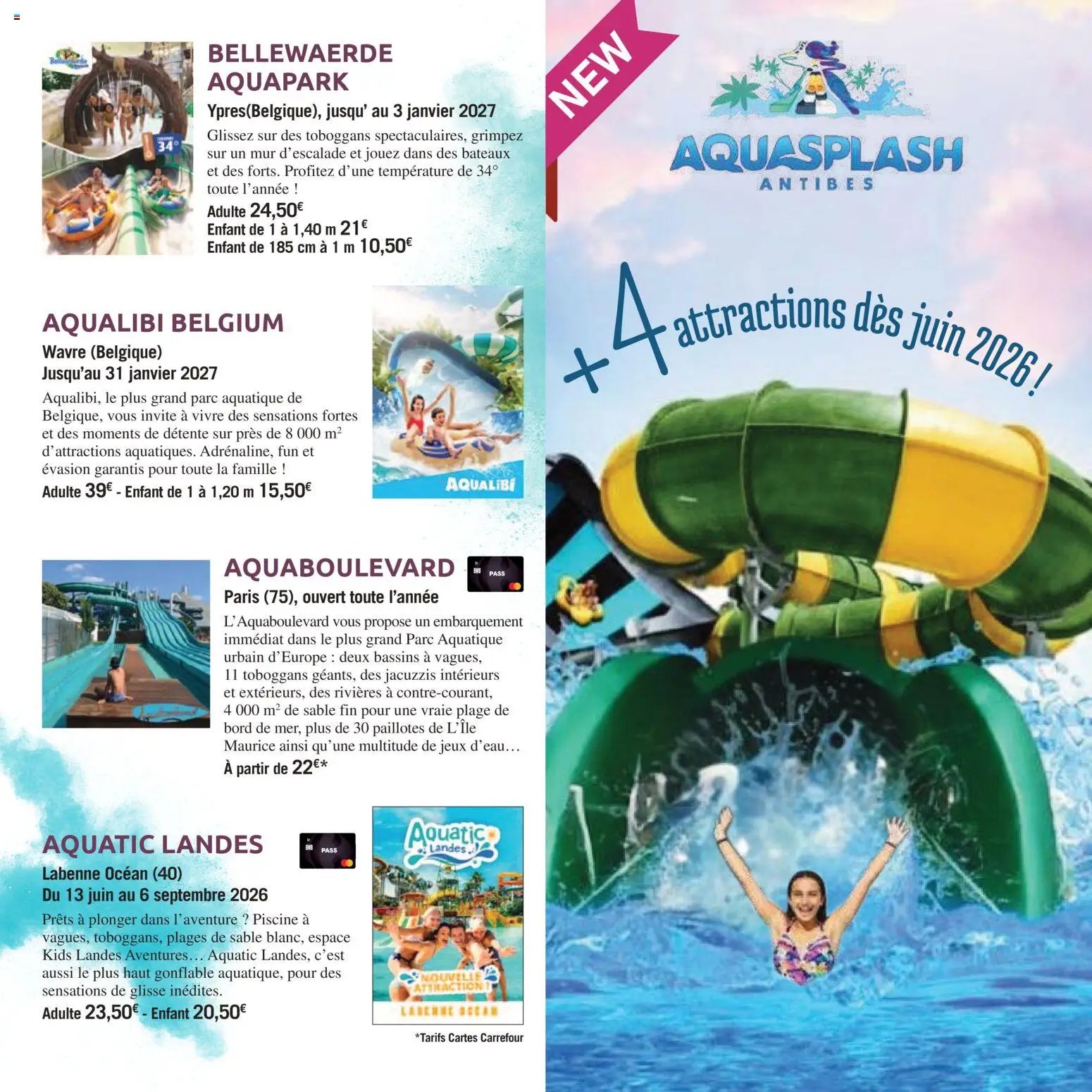 Carrefour City Le book des sorties (2026-04-03 - 2026-09-30)