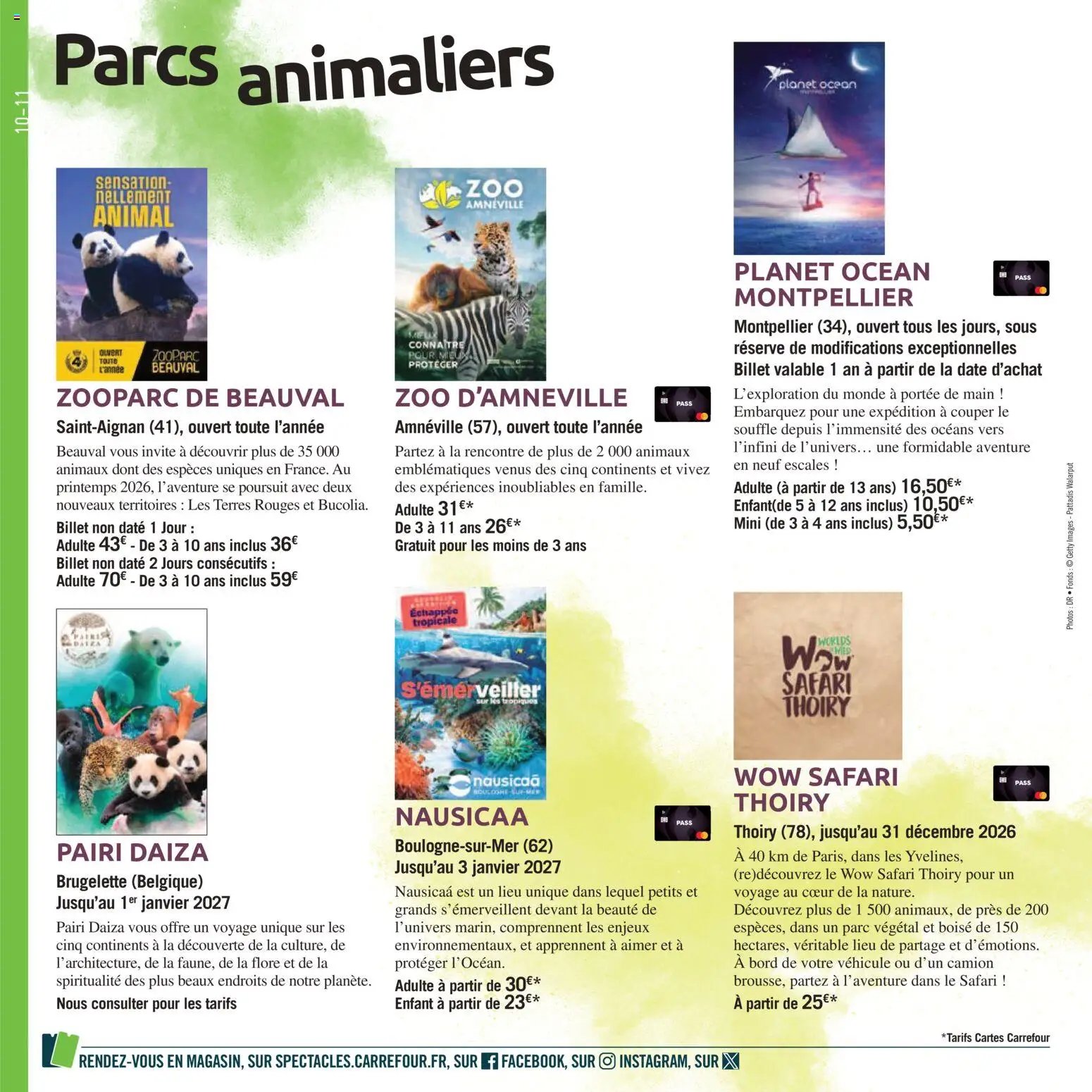 Carrefour City Le book des sorties (2026-04-03 - 2026-09-30)