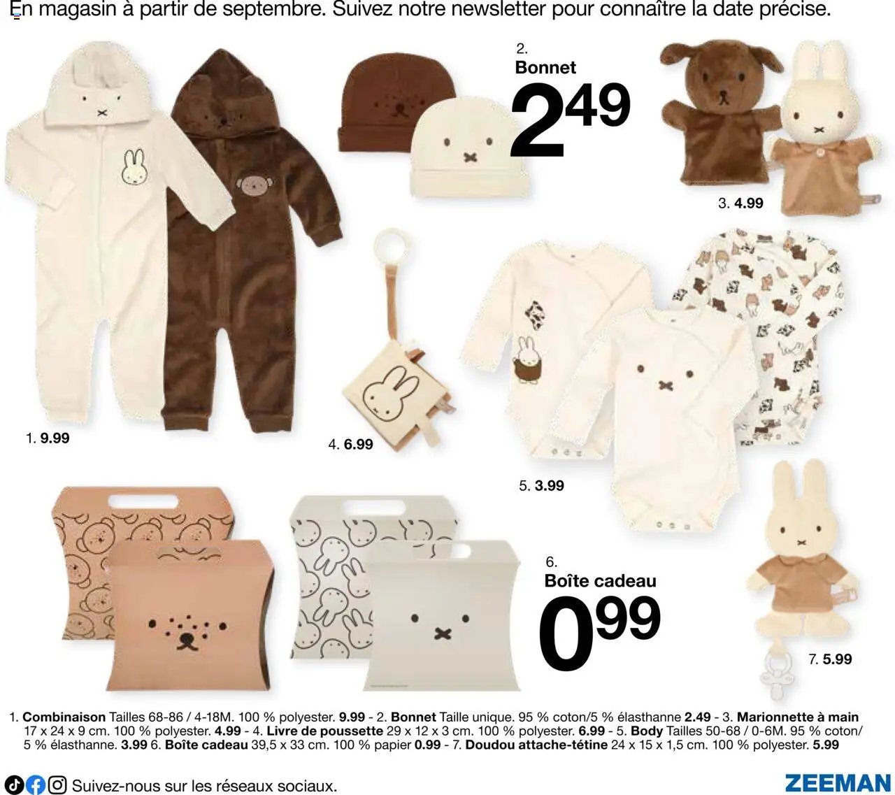 Zeeman catalogue bébé 2025 (2025-07-25 - 2025-12-31)
