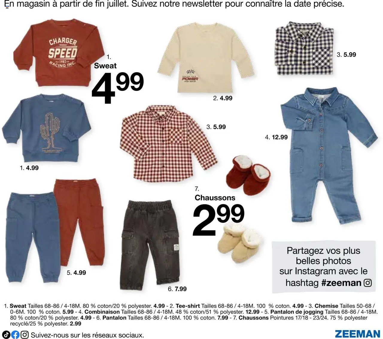 Zeeman catalogue bébé 2025 (2025-07-25 - 2025-12-31)