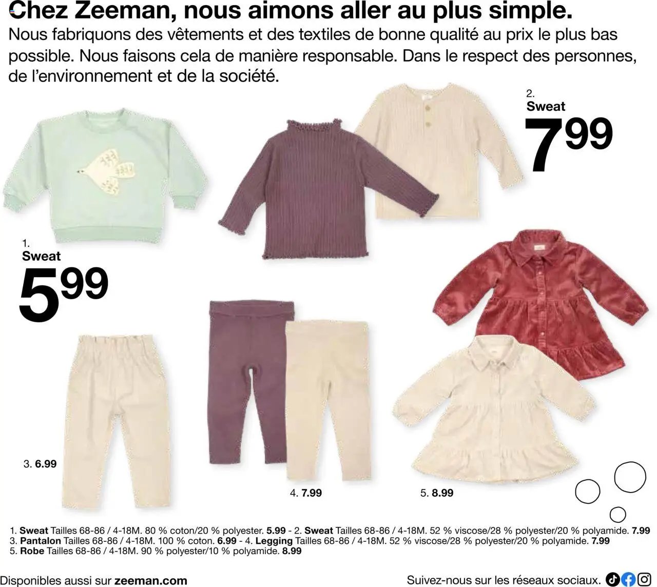 Zeeman catalogue bébé 2025 (2025-07-25 - 2025-12-31)