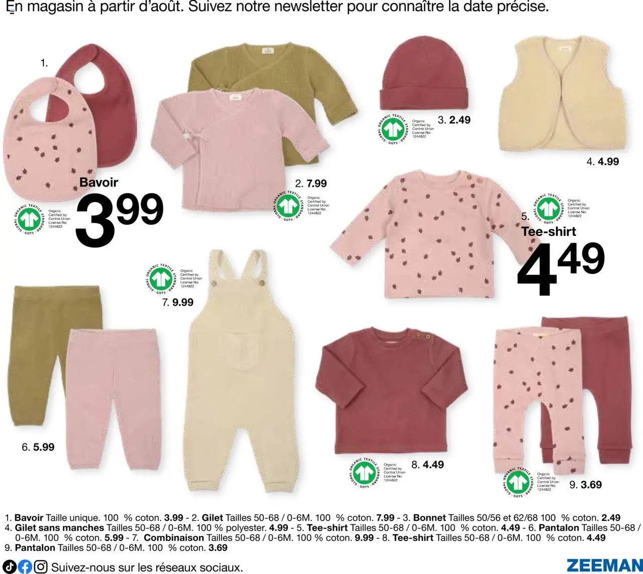 Zeeman catalogue bébé 2025 (2025-07-25 - 2025-12-31)