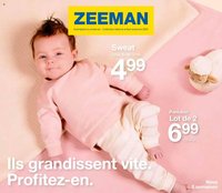 Zeeman catalogue bébé 2025