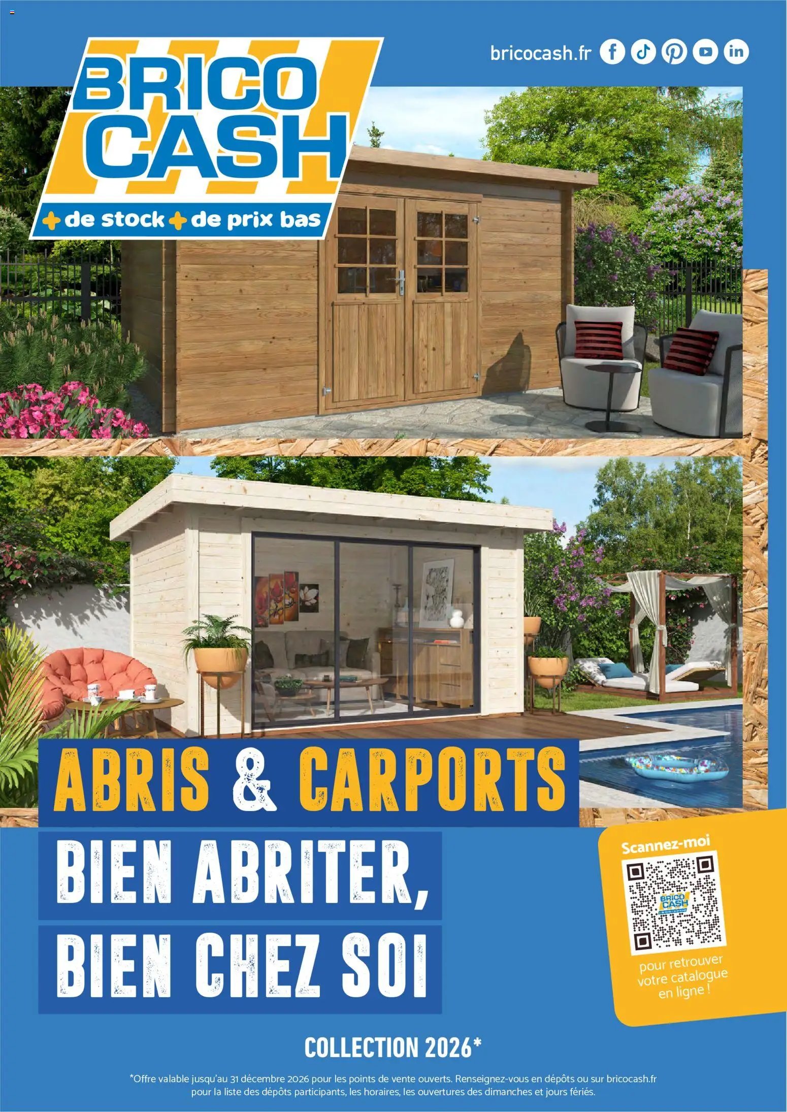 Brico Cash Catalogue abris & carports