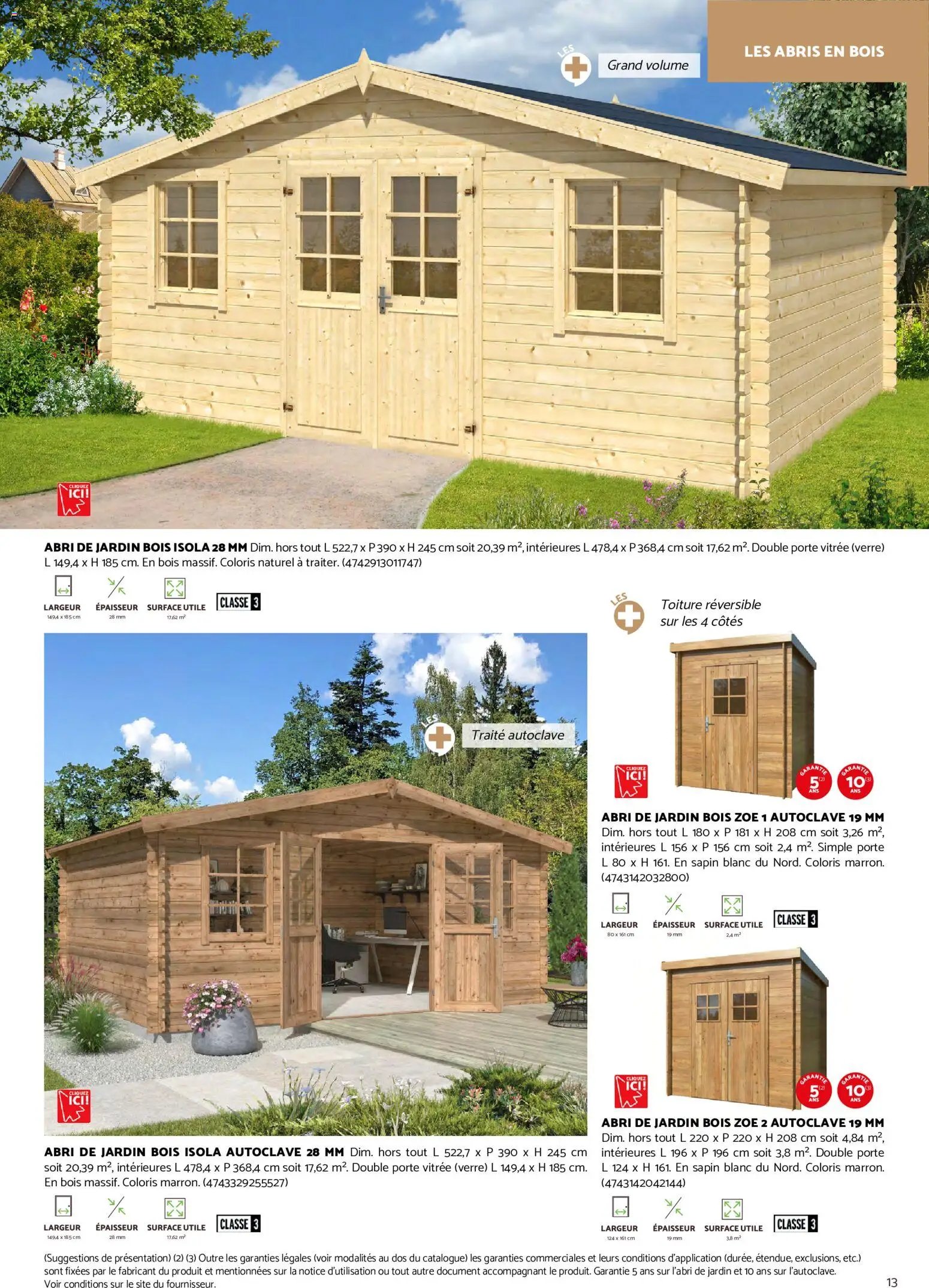 Brico Cash Catalogue abris & carports