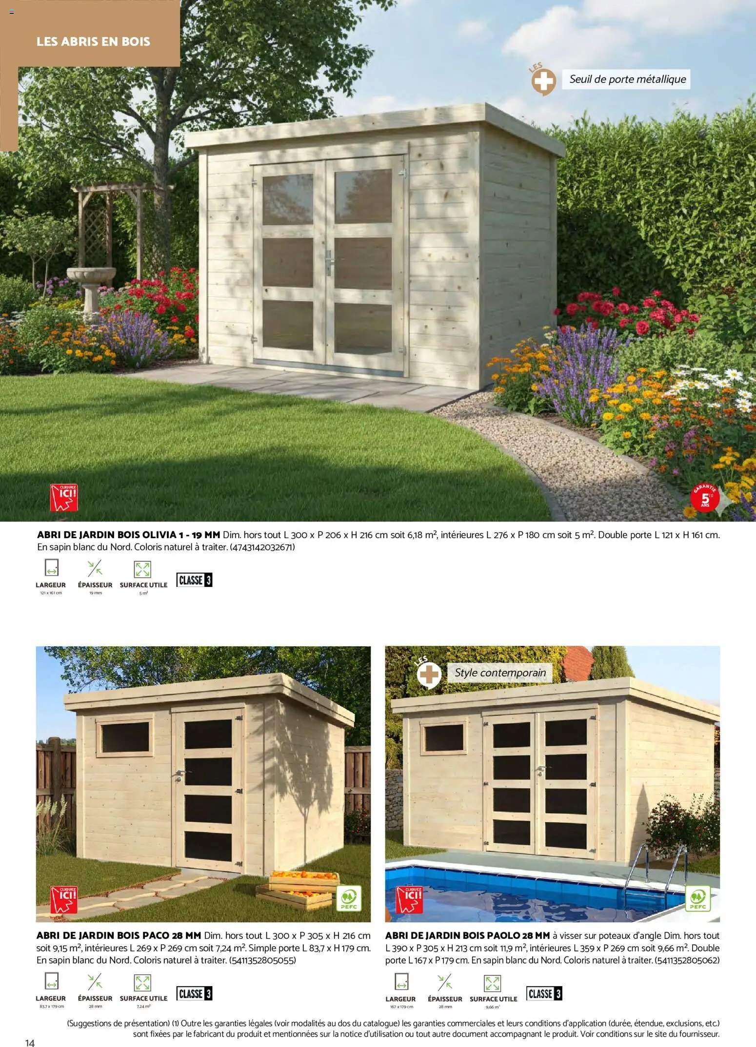 Brico Cash Catalogue abris & carports