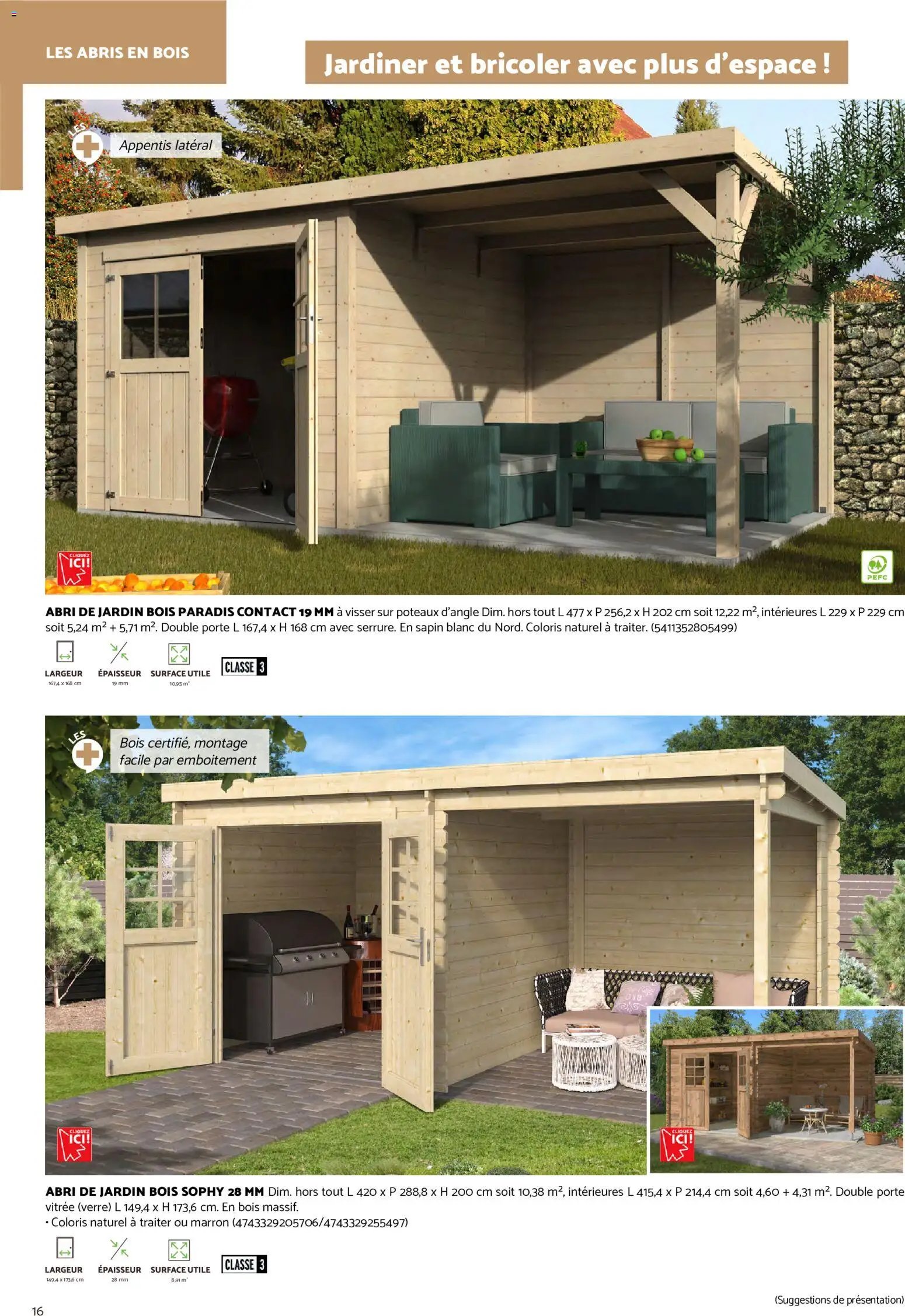 Brico Cash Catalogue abris & carports