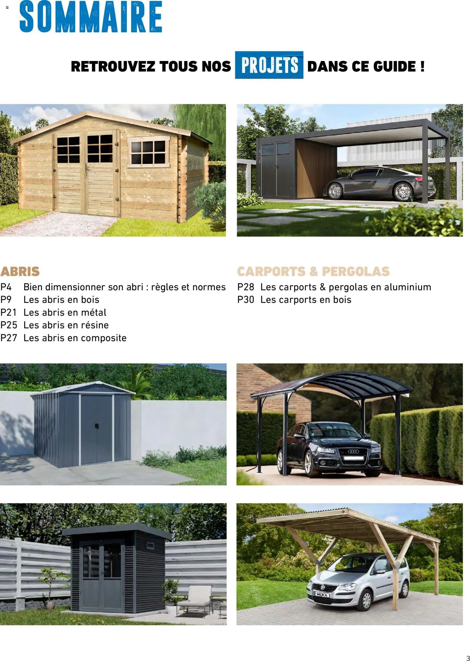 Brico Cash Catalogue abris & carports
