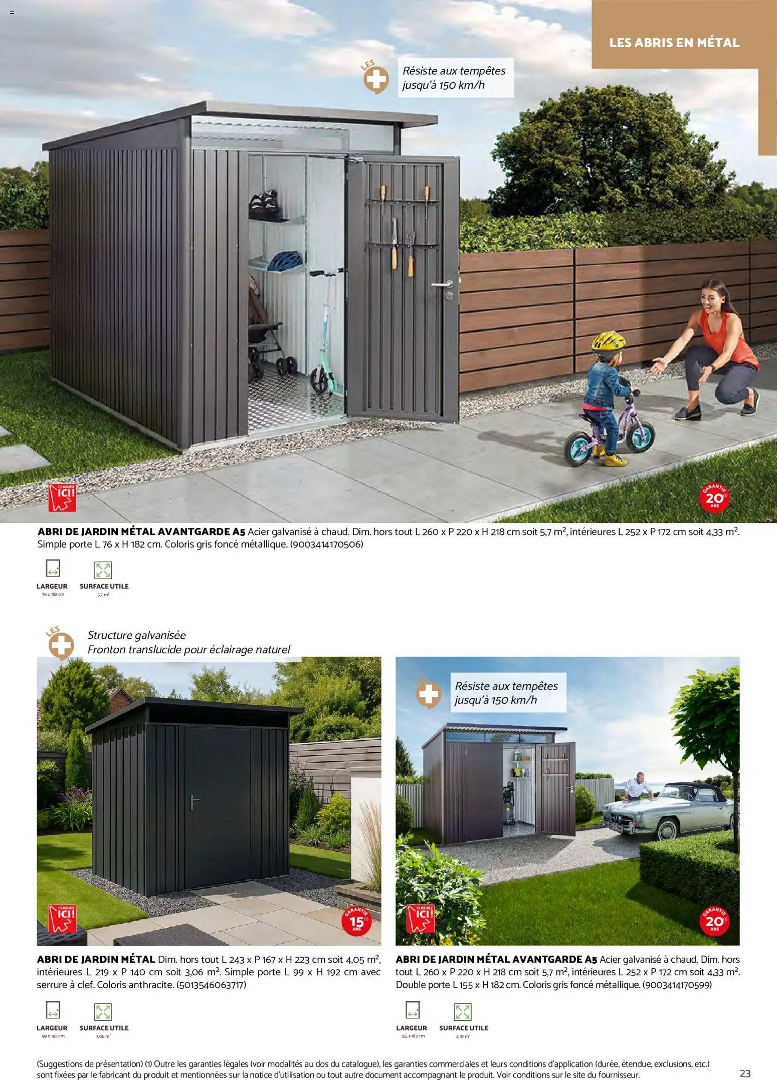 Brico Cash Catalogue abris & carports
