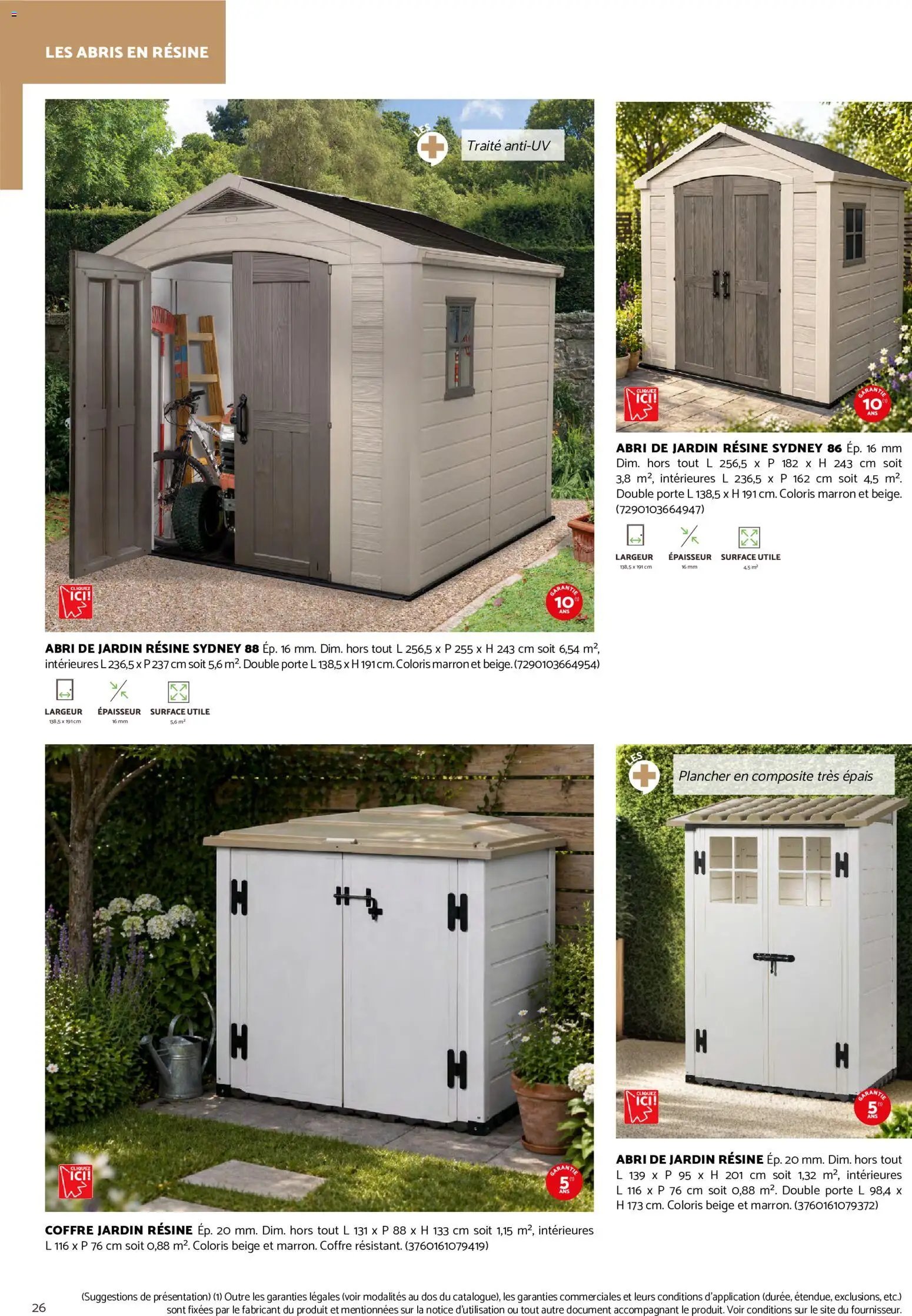 Brico Cash Catalogue abris & carports