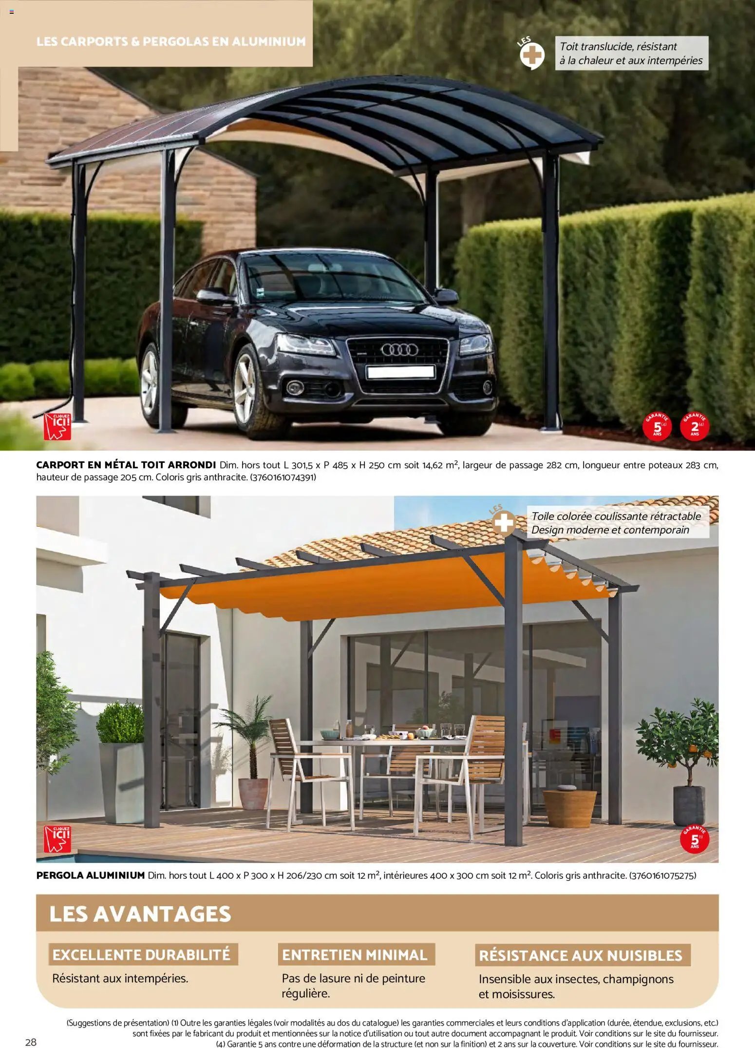 Brico Cash Catalogue abris & carports