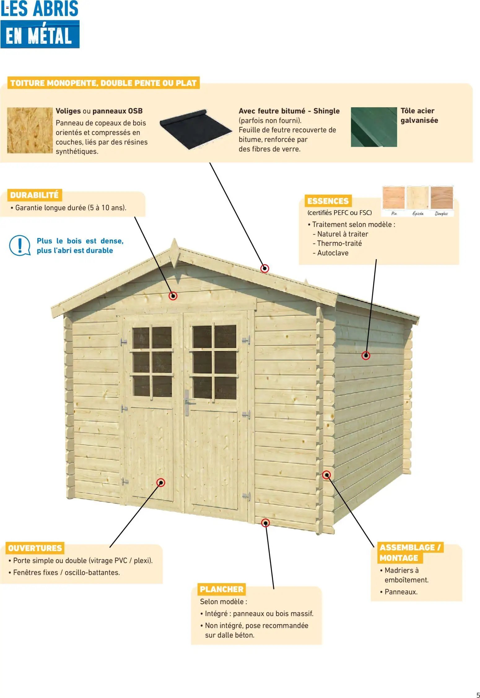 Brico Cash Catalogue abris & carports