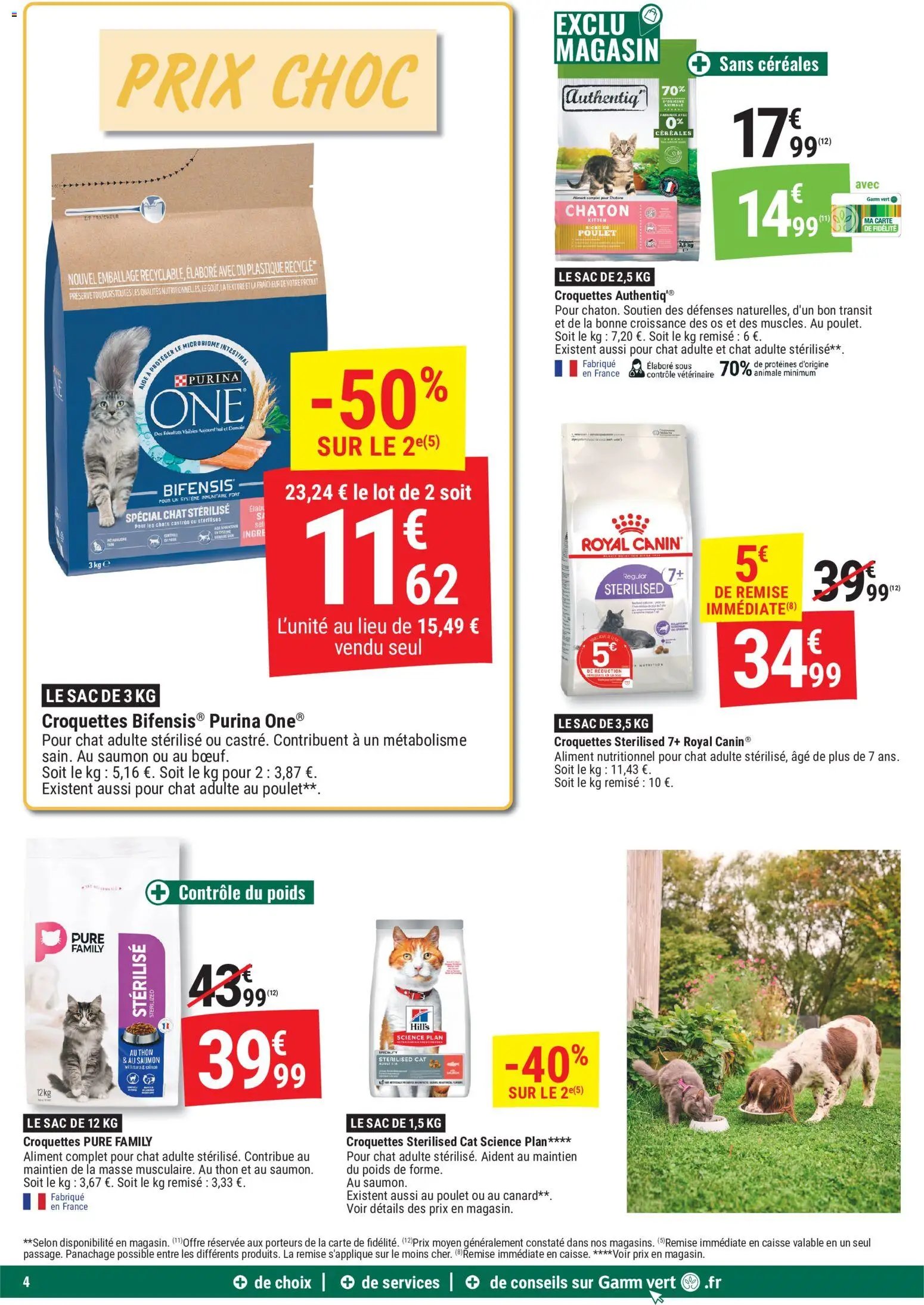 Gamm vert Des promos qui ont du flair