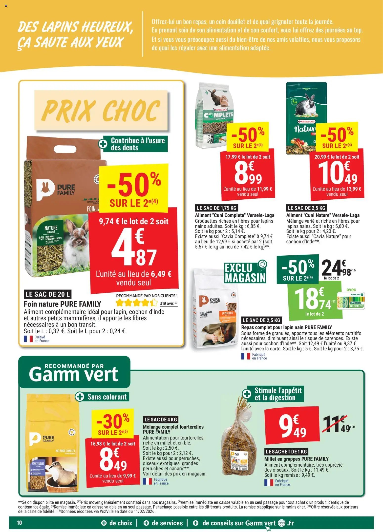 Gamm vert Des promos qui ont du flair