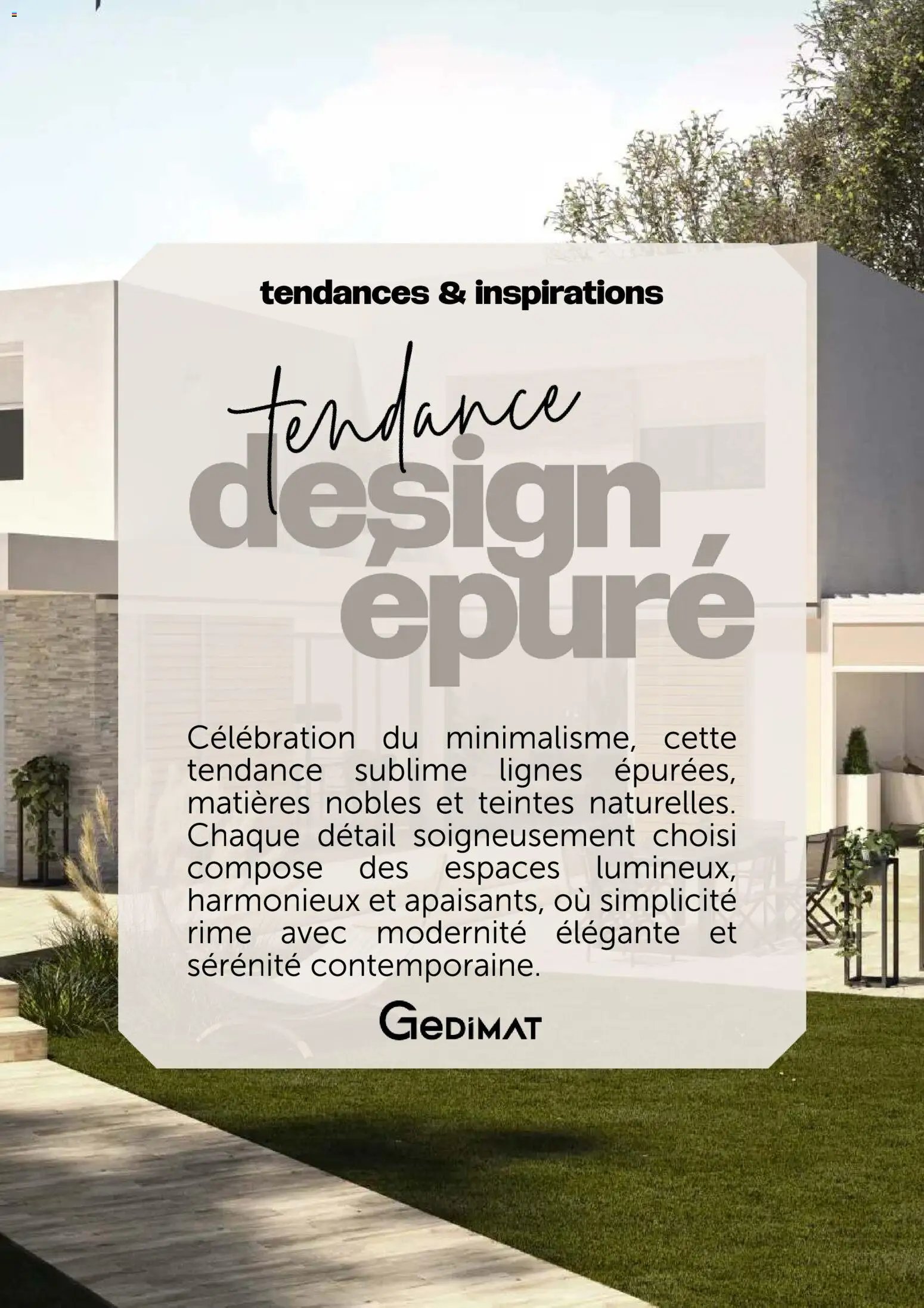 Gedimat tendances 2026