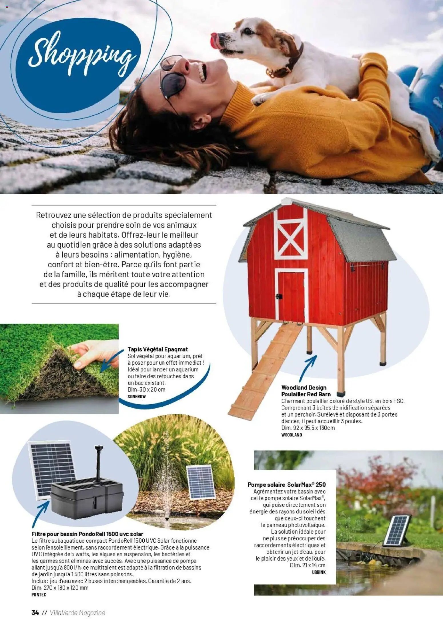 VillaVerde catalogue animalerie