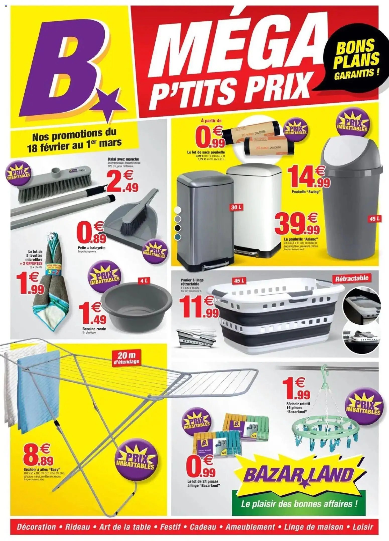 Bazarland - Méga p'tits prix