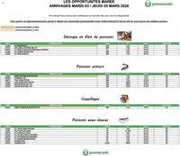 Promocash Opportunités Marée