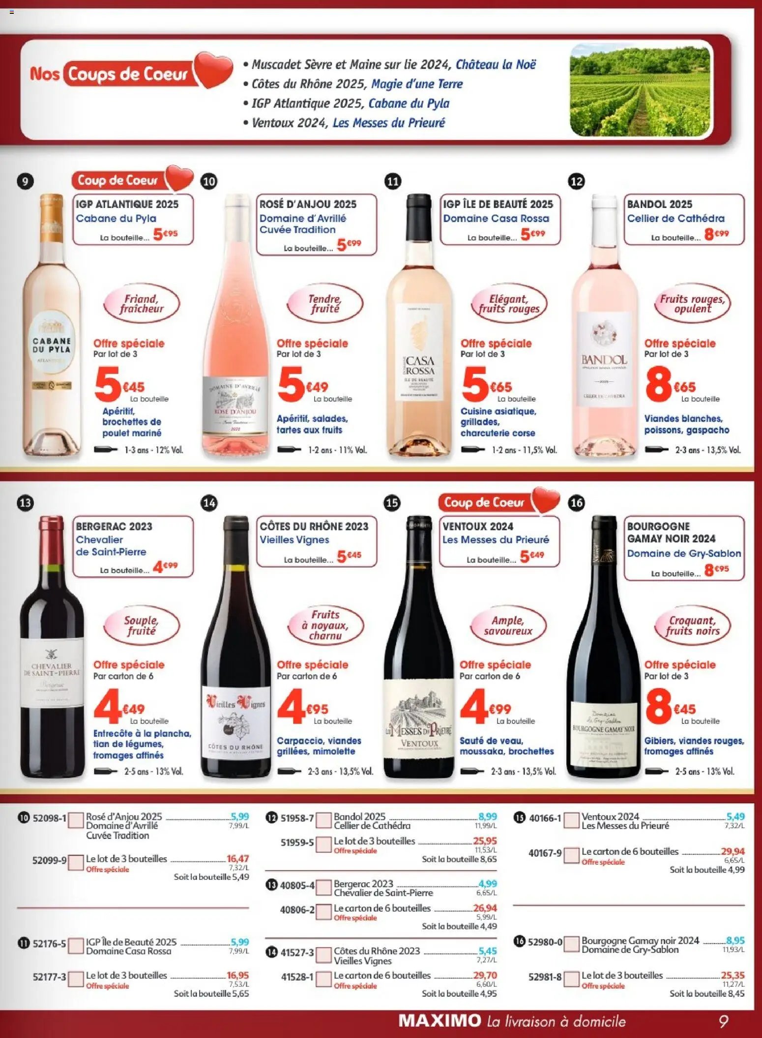 Maximo catalogue epicerie
