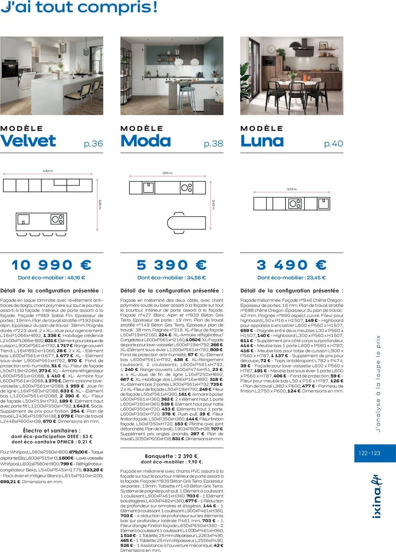 Ixina catalogue (2025-02-17 - 2025-12-31)