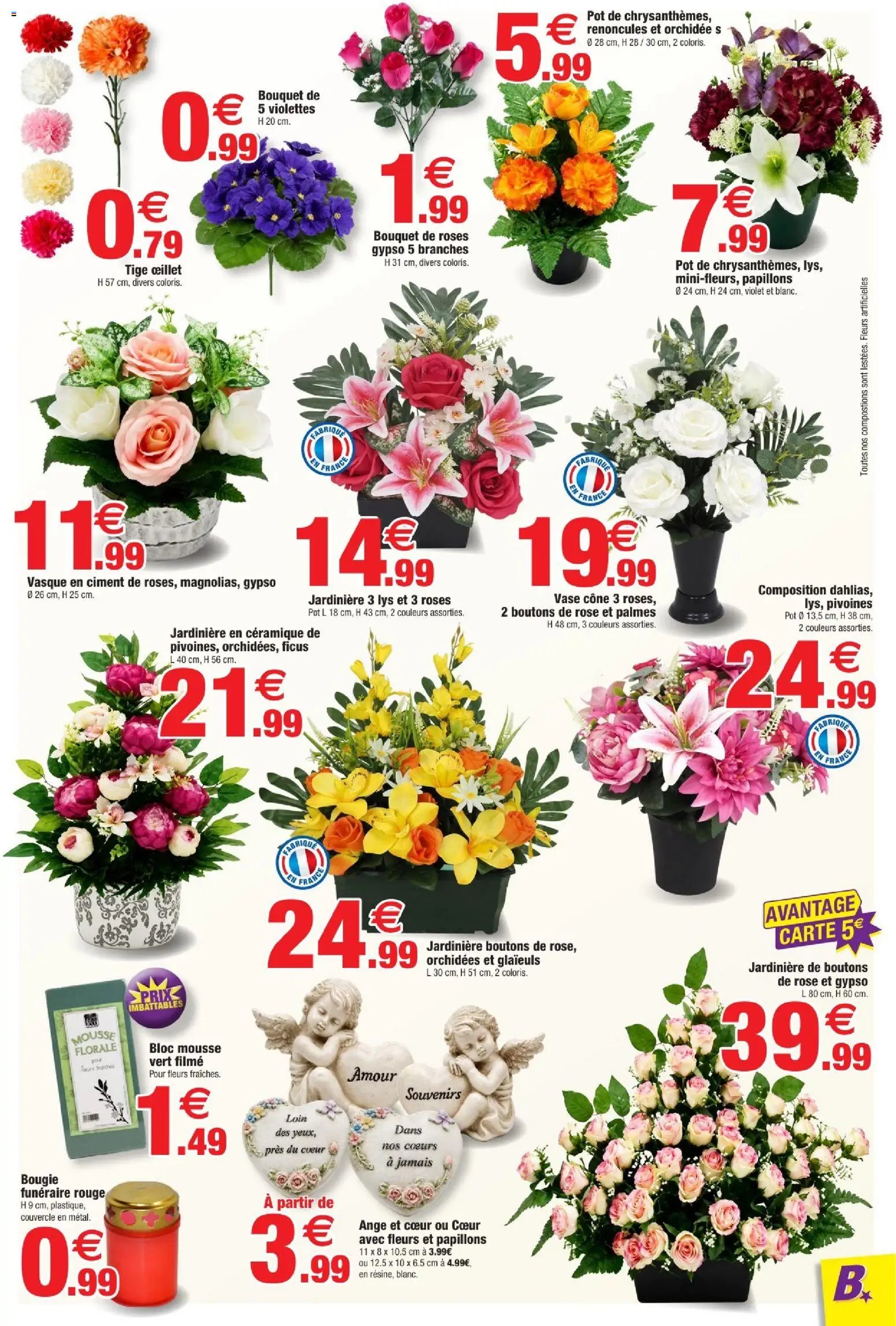 BazarLand - Toussaint nos prix en fleurs
