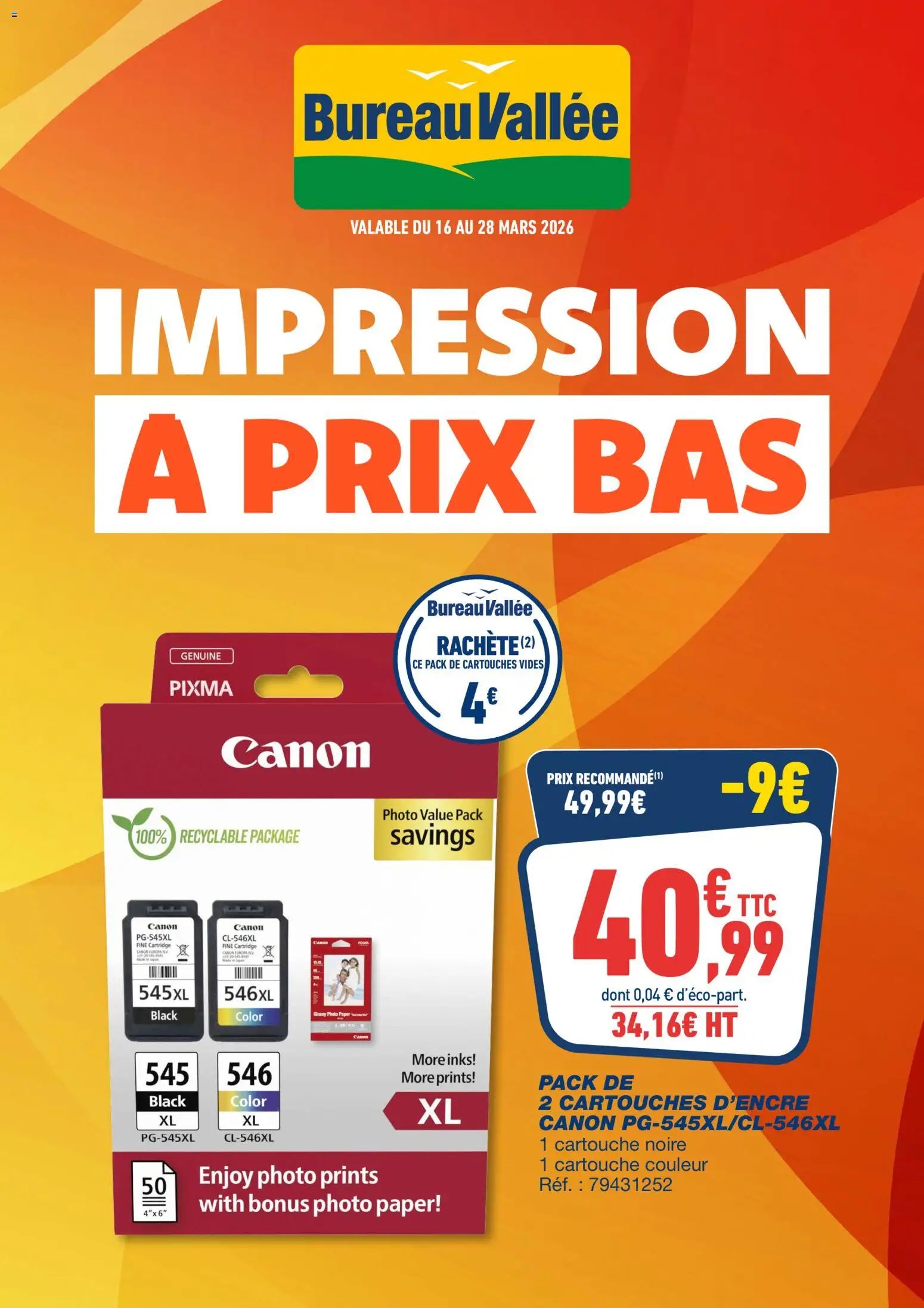 Bureau Vallée catalogue (2026-03-15 - 2026-03-28)