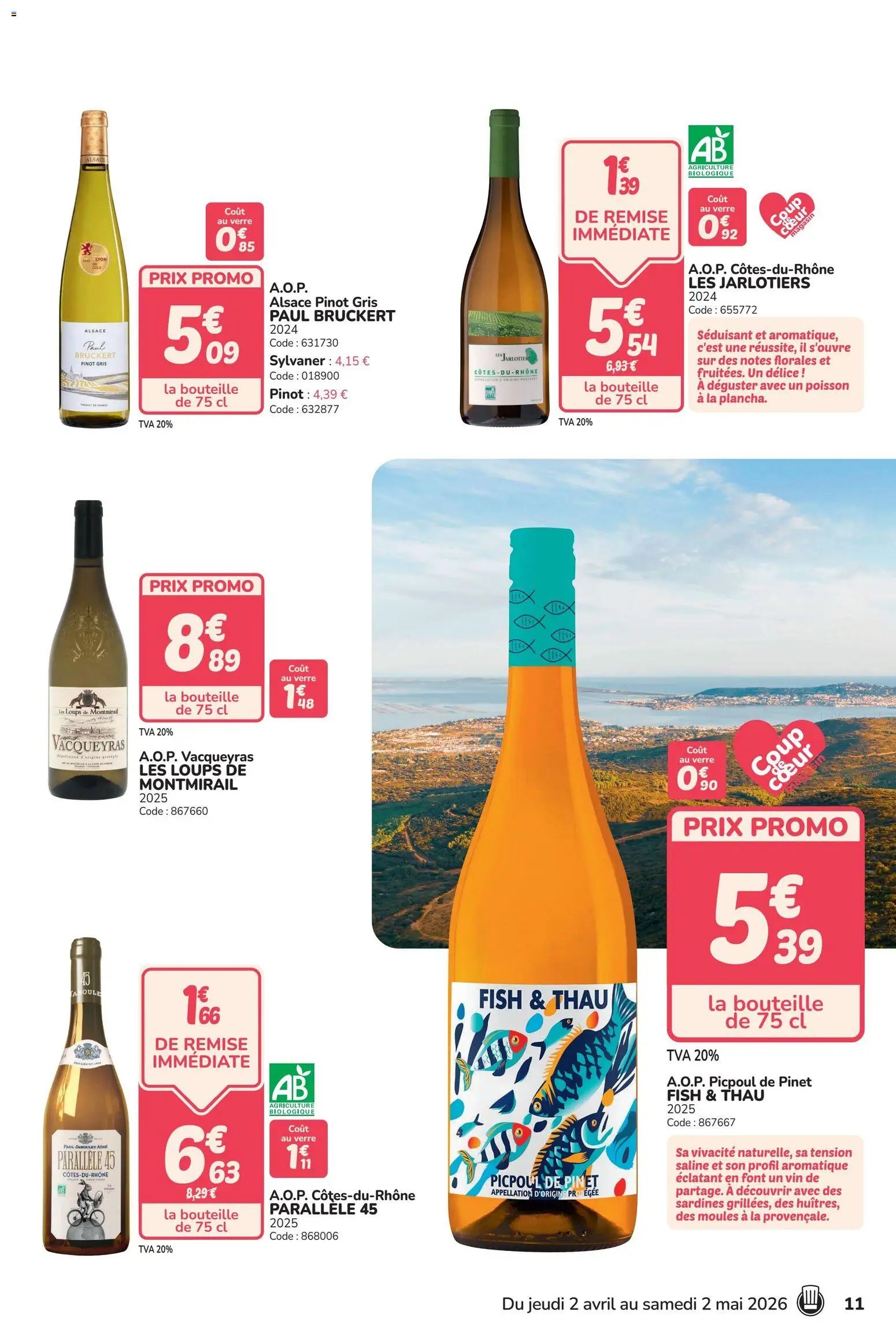 Promocash Foire aux vins de printemps (2026-04-02 - 2026-05-02)