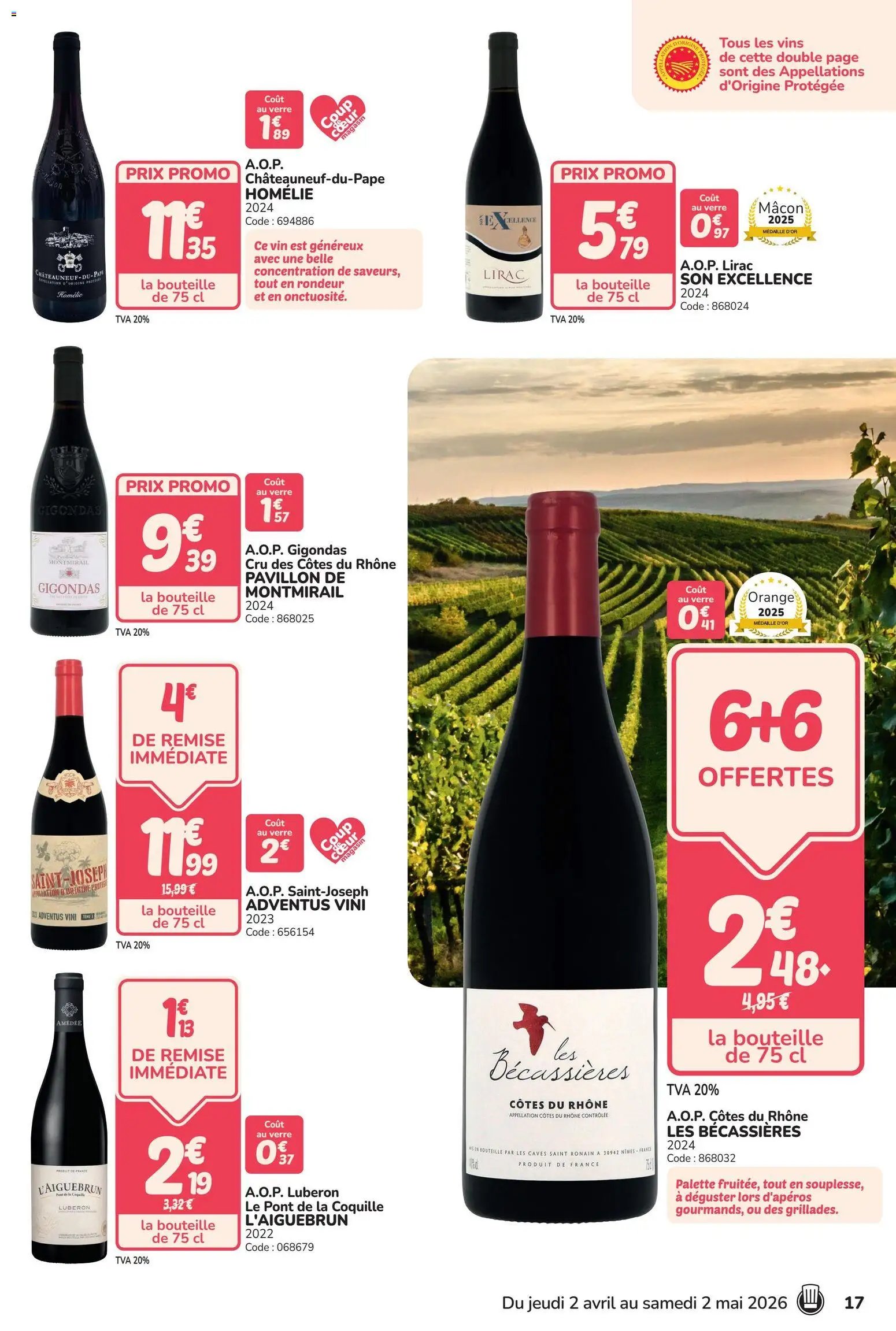 Promocash Foire aux vins de printemps (2026-04-02 - 2026-05-02)