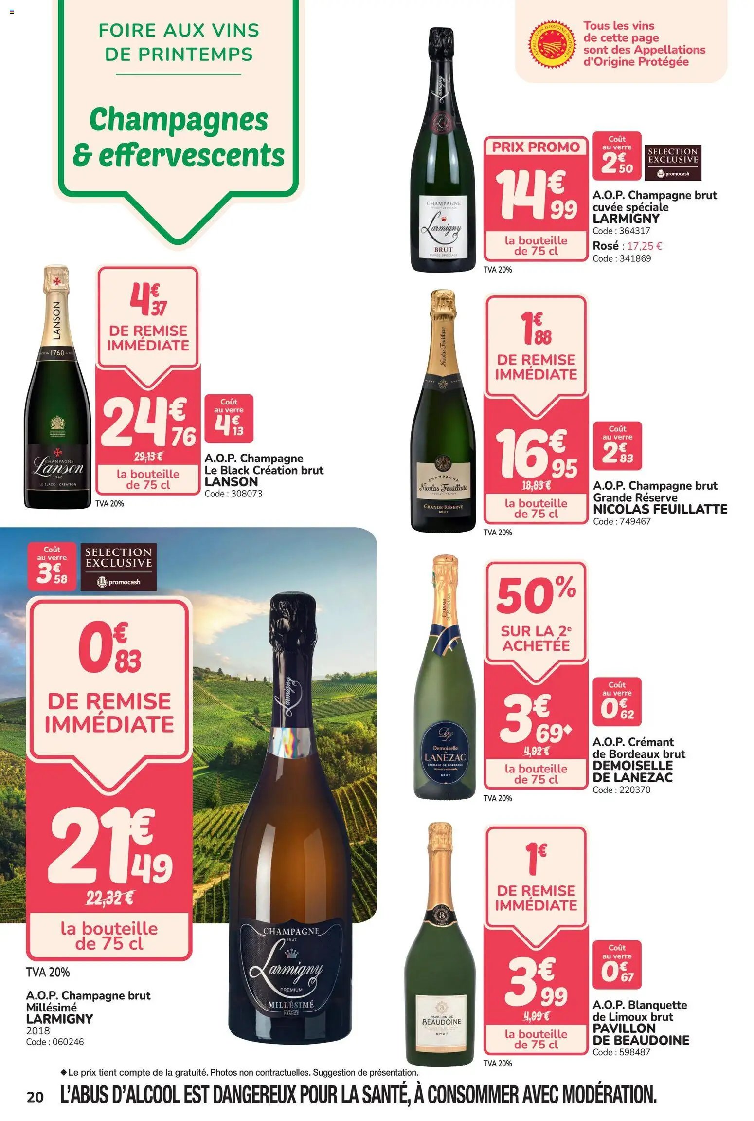 Promocash Foire aux vins de printemps
