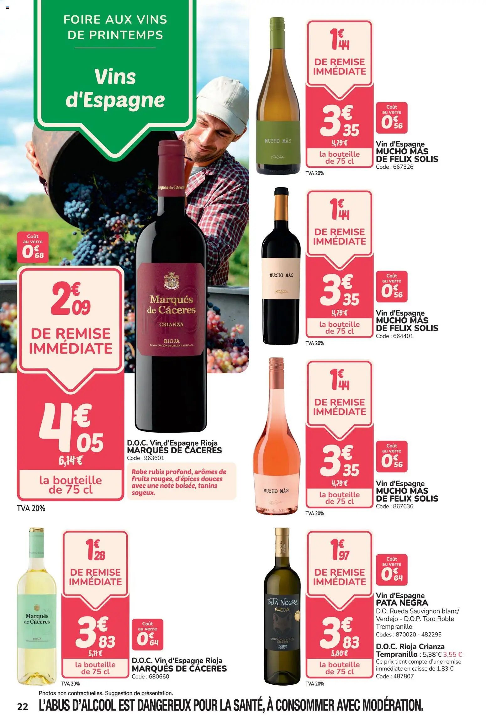 Promocash Foire aux vins de printemps
