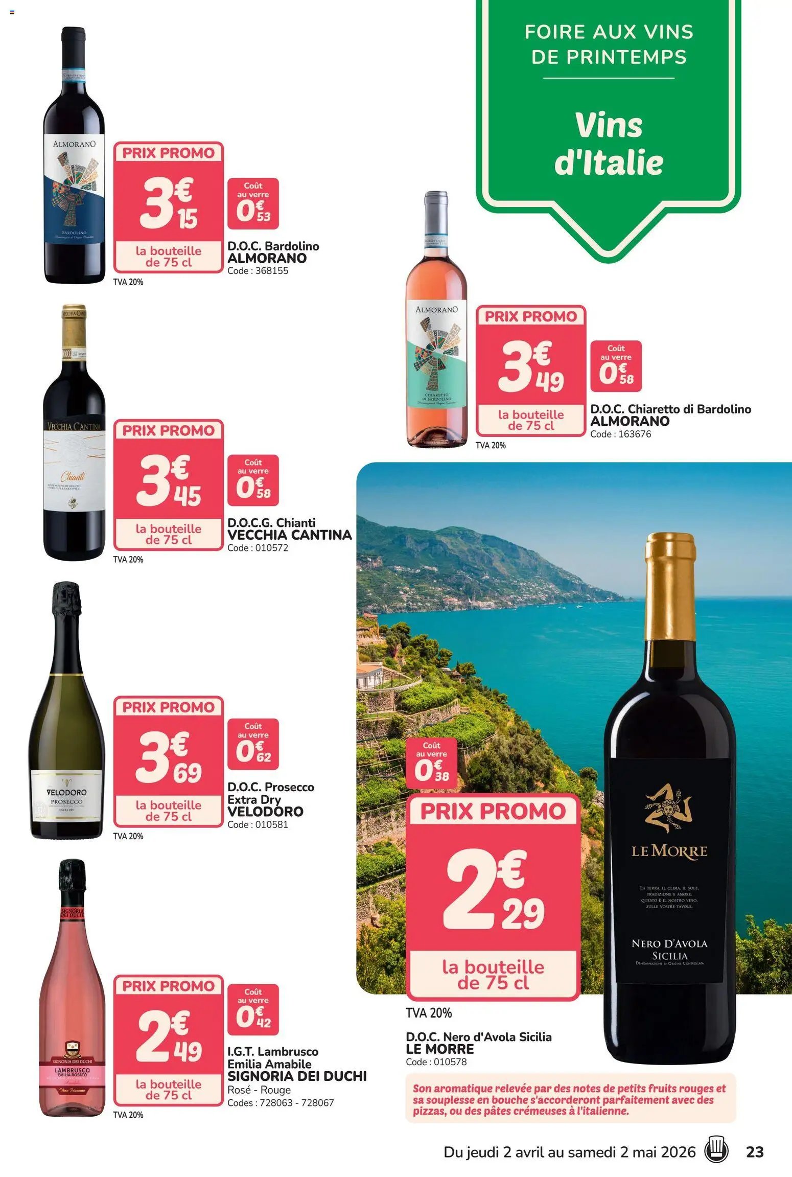 Promocash Foire aux vins de printemps