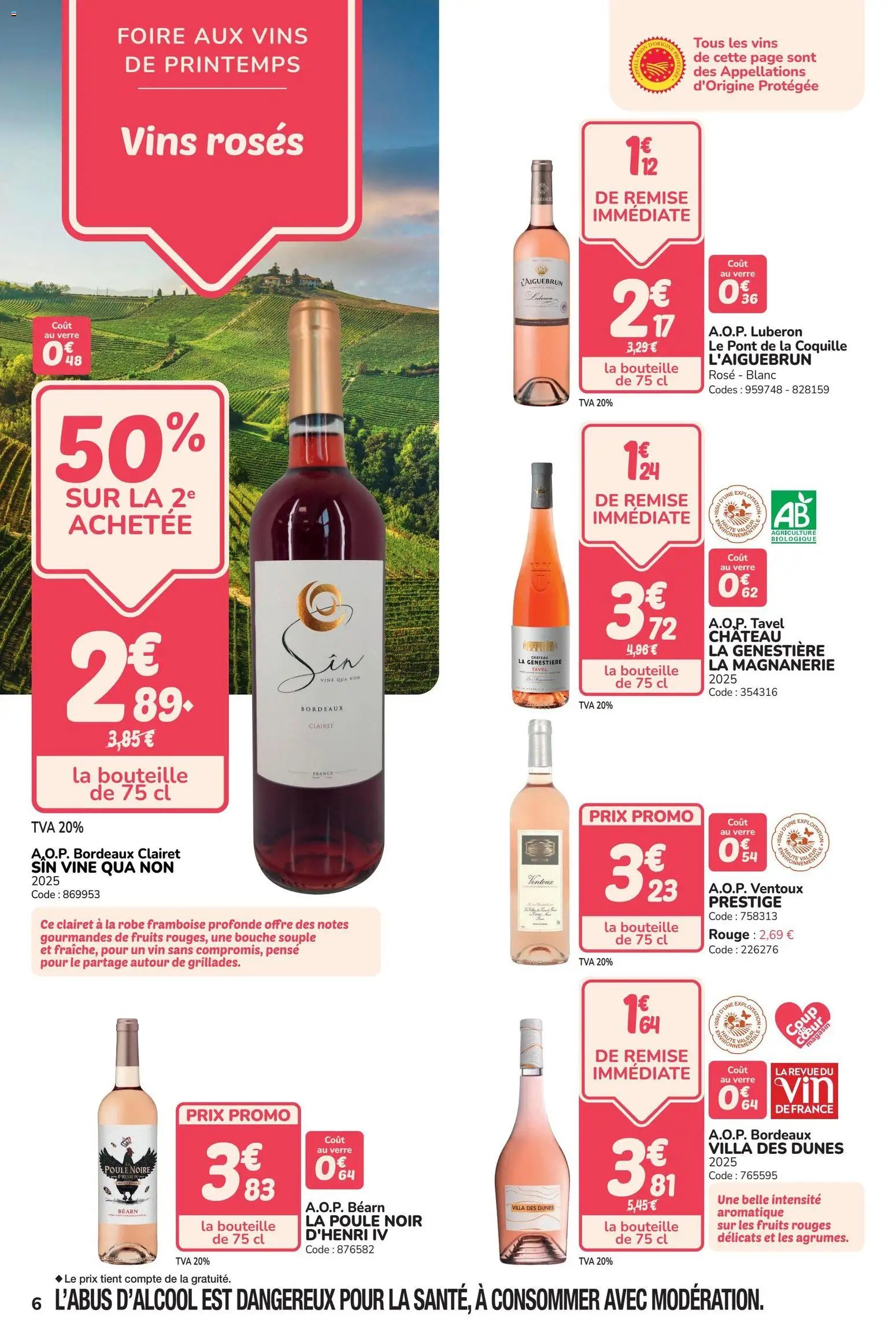 Promocash Foire aux vins de printemps