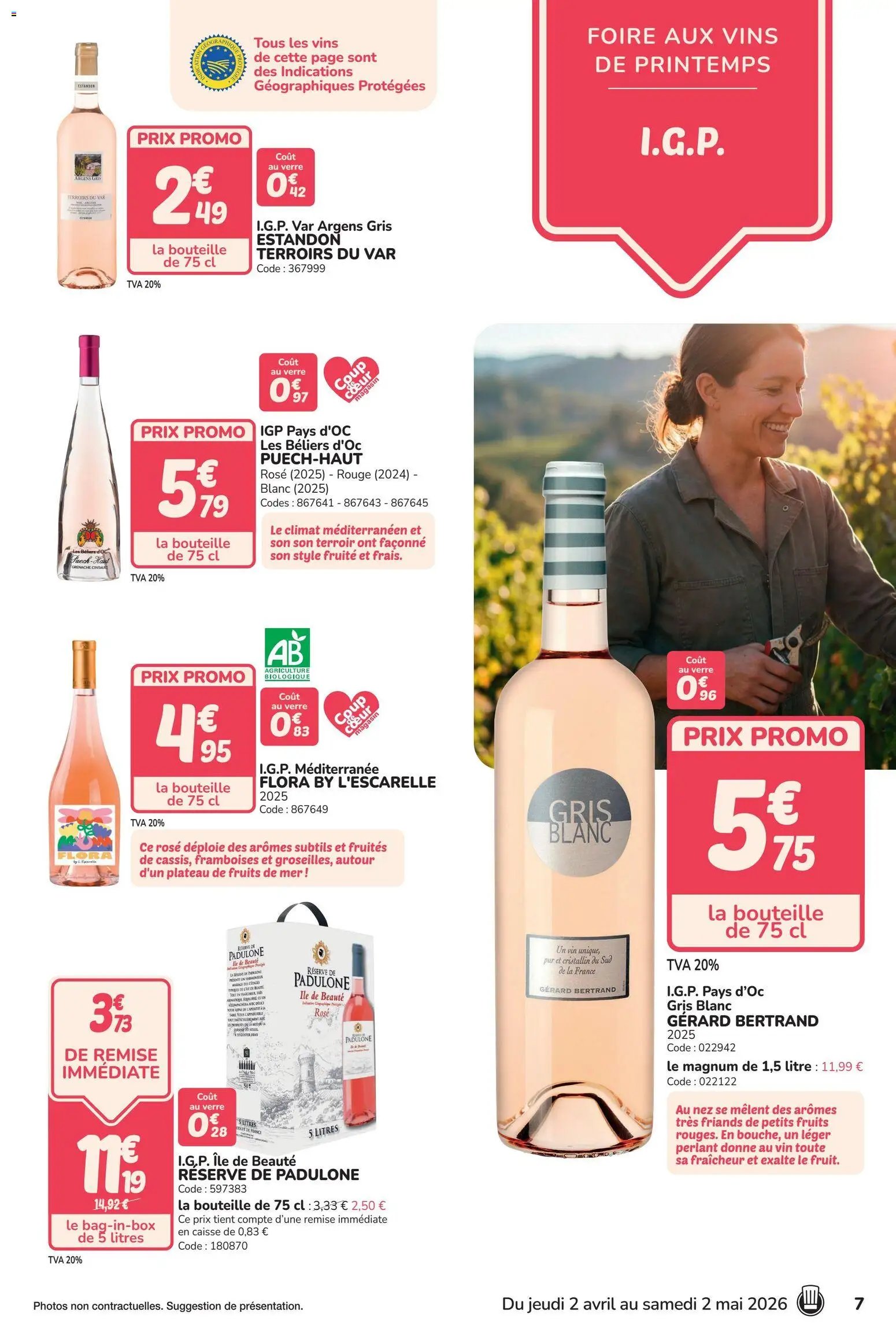 Promocash Foire aux vins de printemps