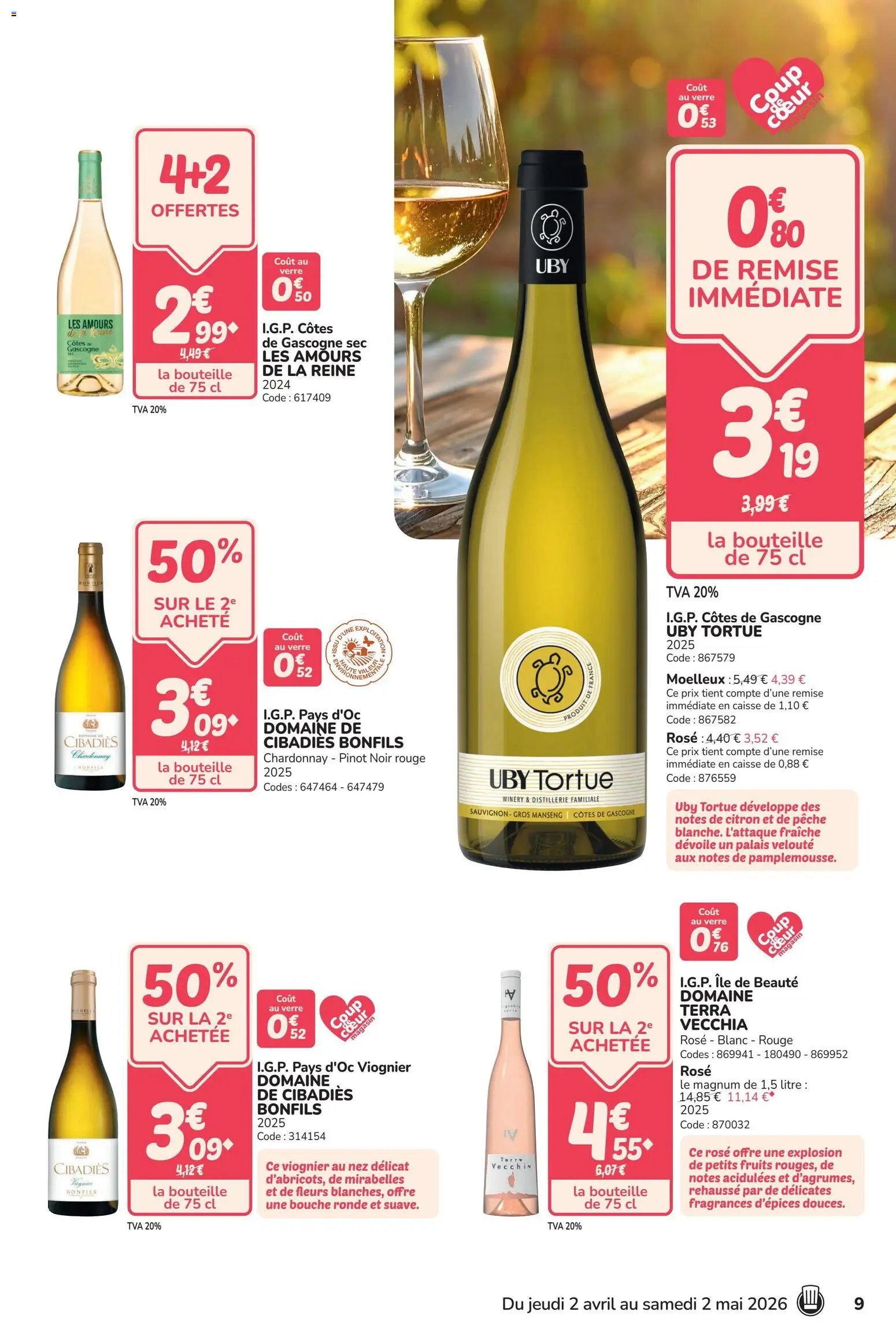 Promocash Foire aux vins de printemps (2026-04-02 - 2026-05-02)