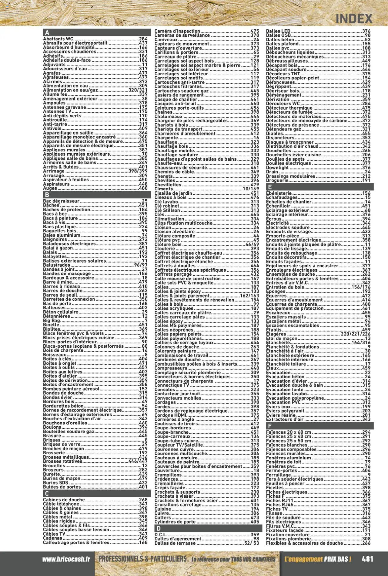 Brico Cash catalogue