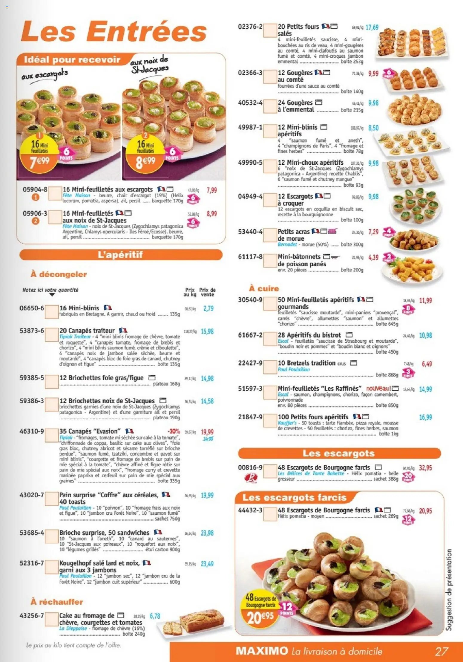 Maximo catalogue (2026-03-27 - 2026-04-23)