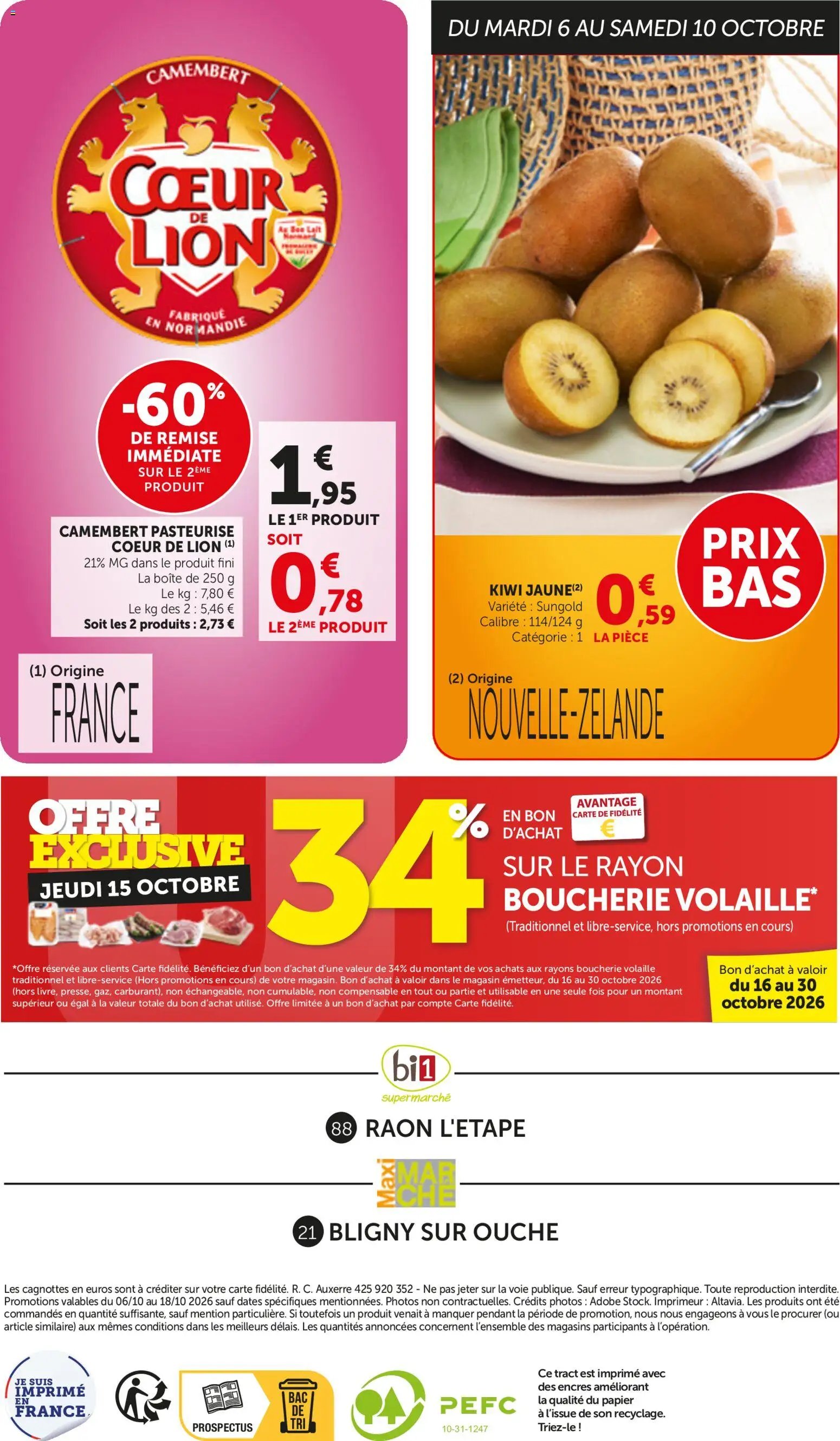 bi1 Catalogue maxi marché