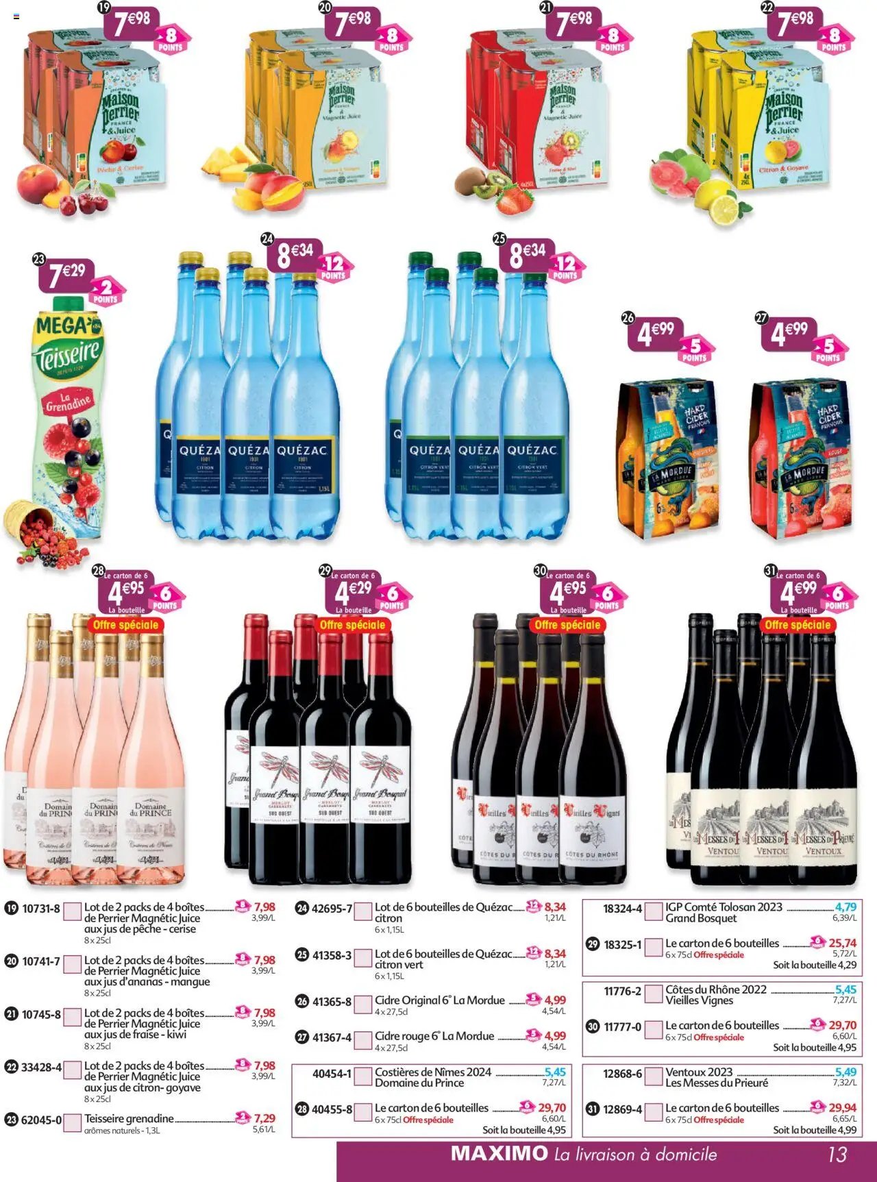 Maximo catalogue epicerie (2025-08-01 - 2025-08-28)