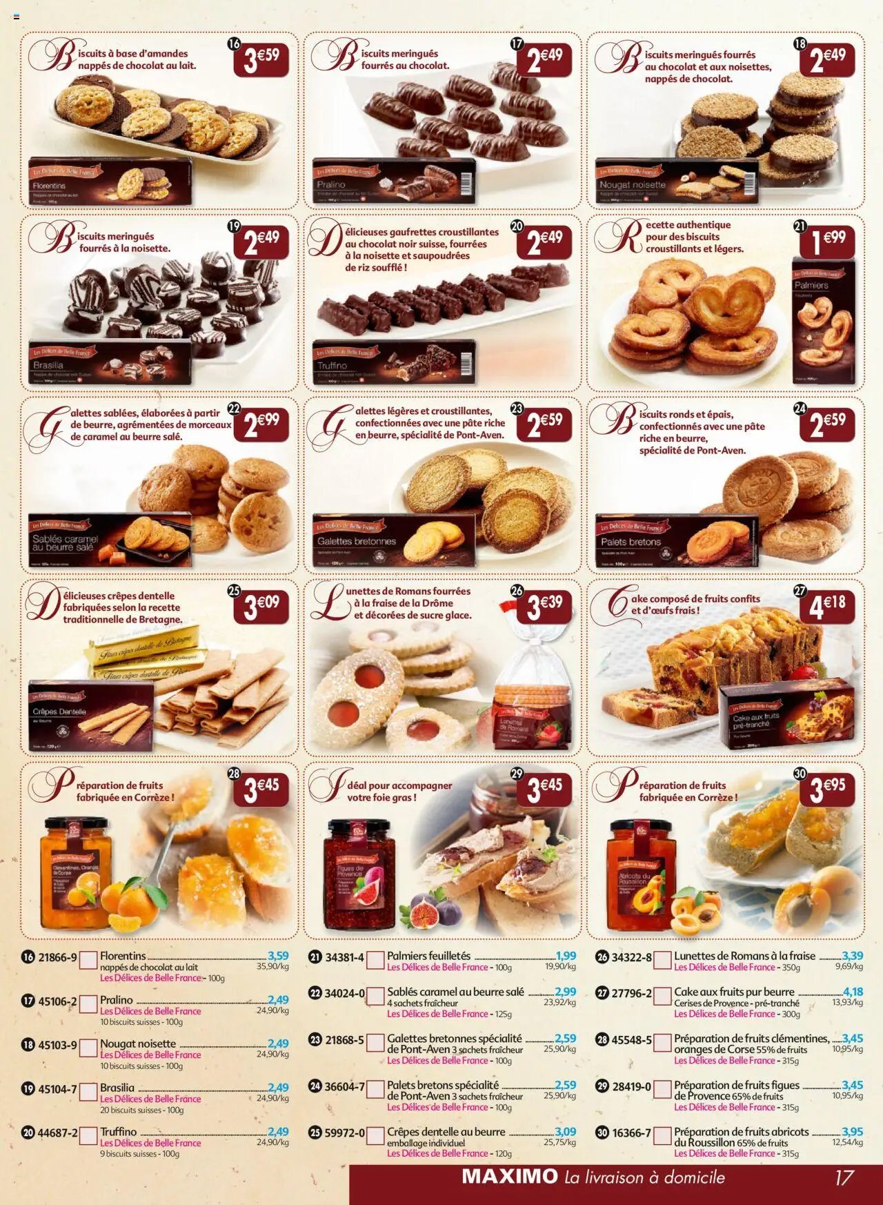 Maximo catalogue epicerie (2025-08-01 - 2025-08-28)