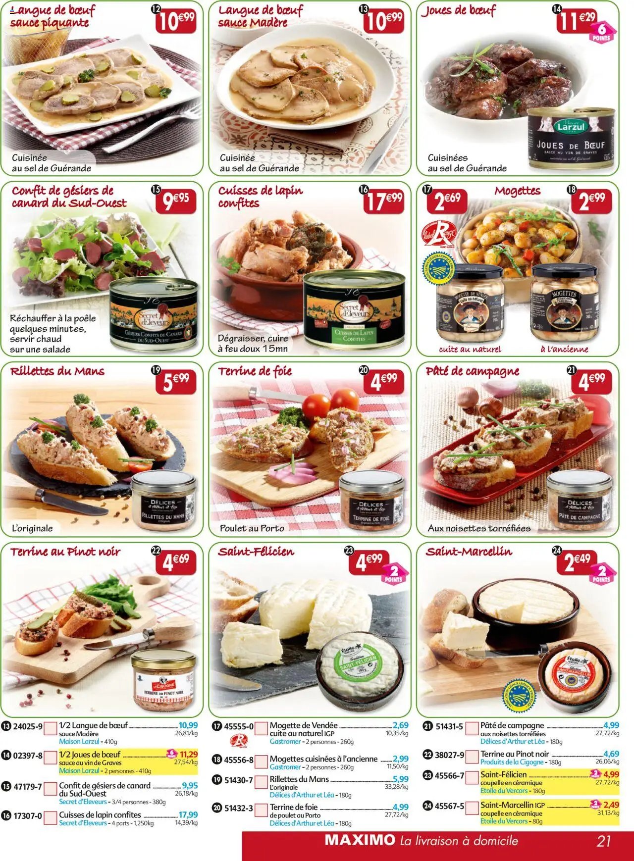Maximo catalogue epicerie (2025-08-01 - 2025-08-28)