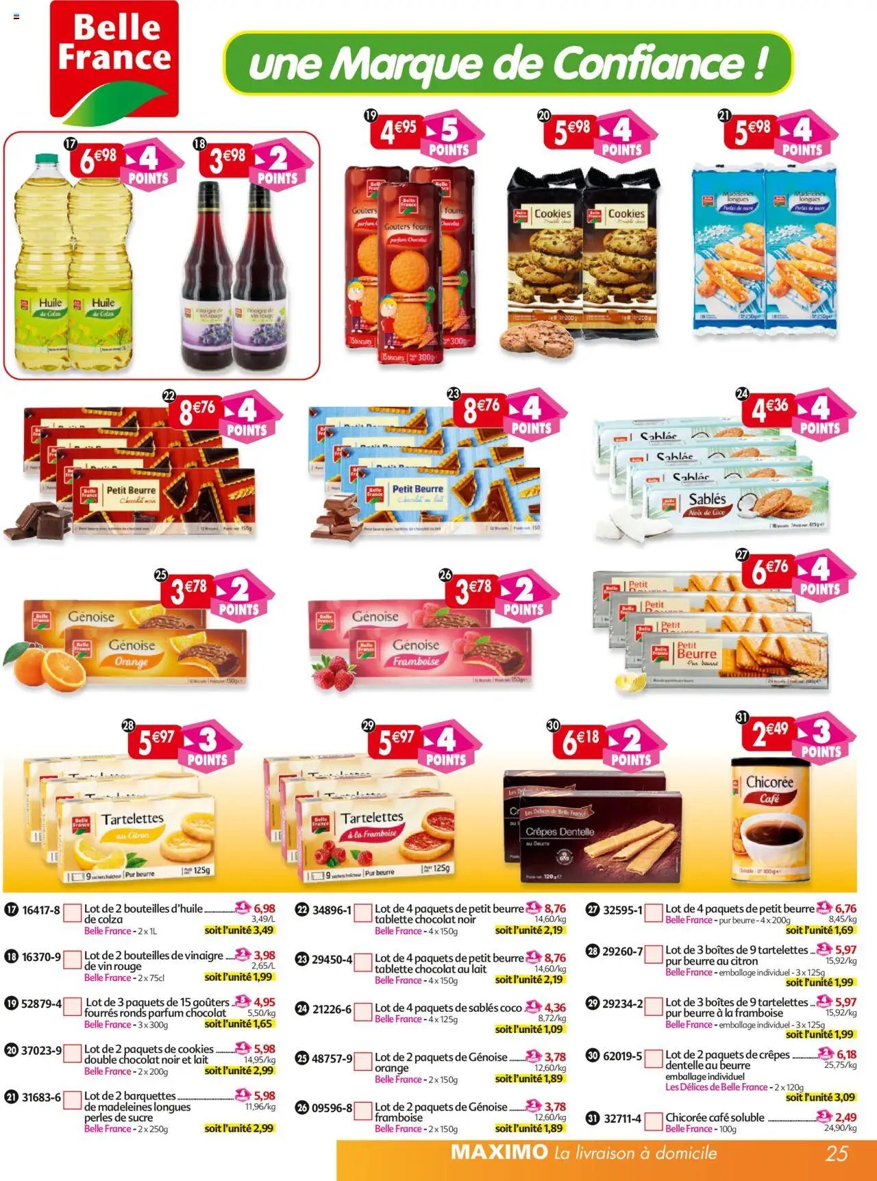 Maximo catalogue epicerie (2025-08-01 - 2025-08-28)
