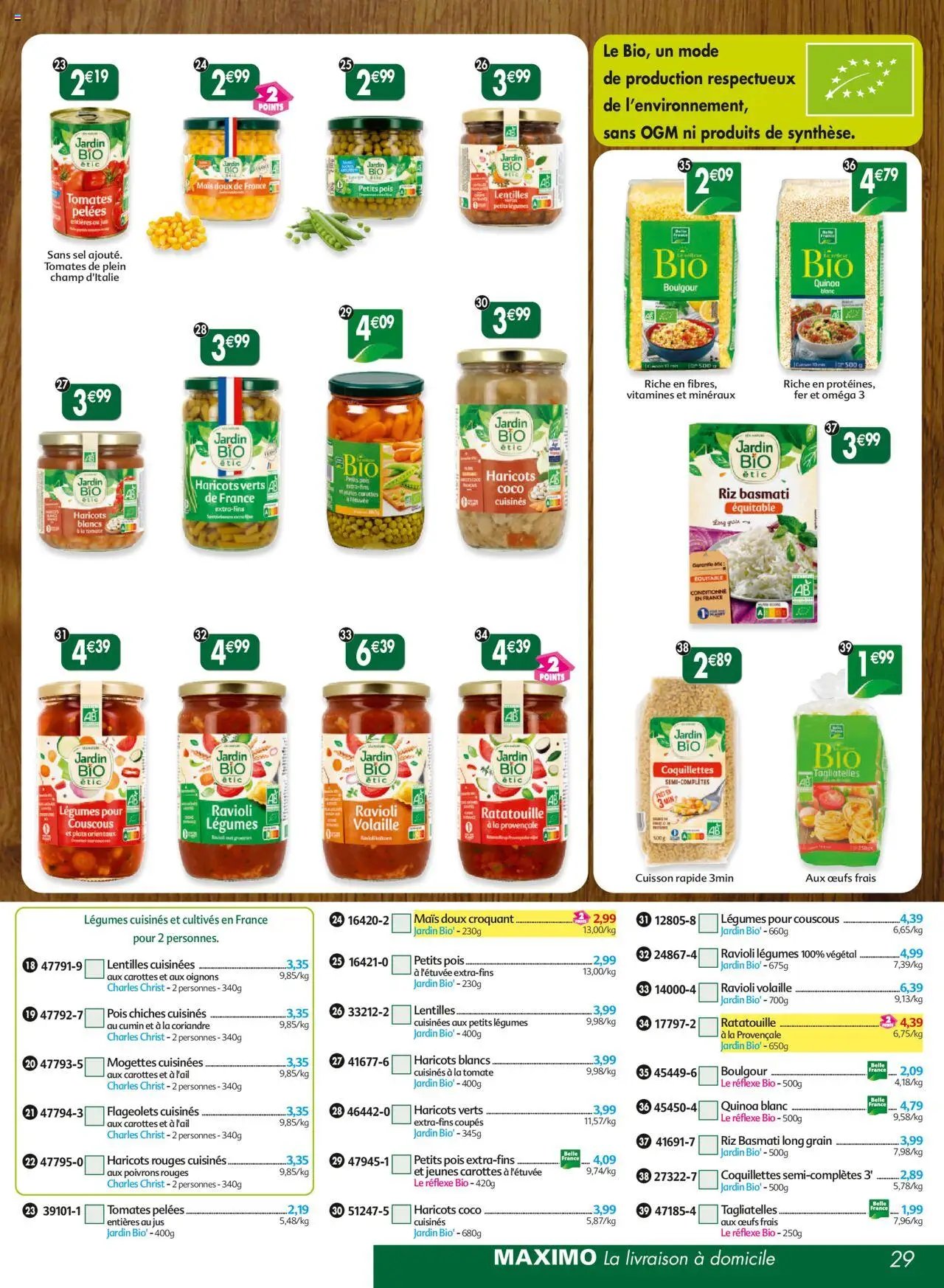 Maximo catalogue epicerie (2025-08-01 - 2025-08-28)