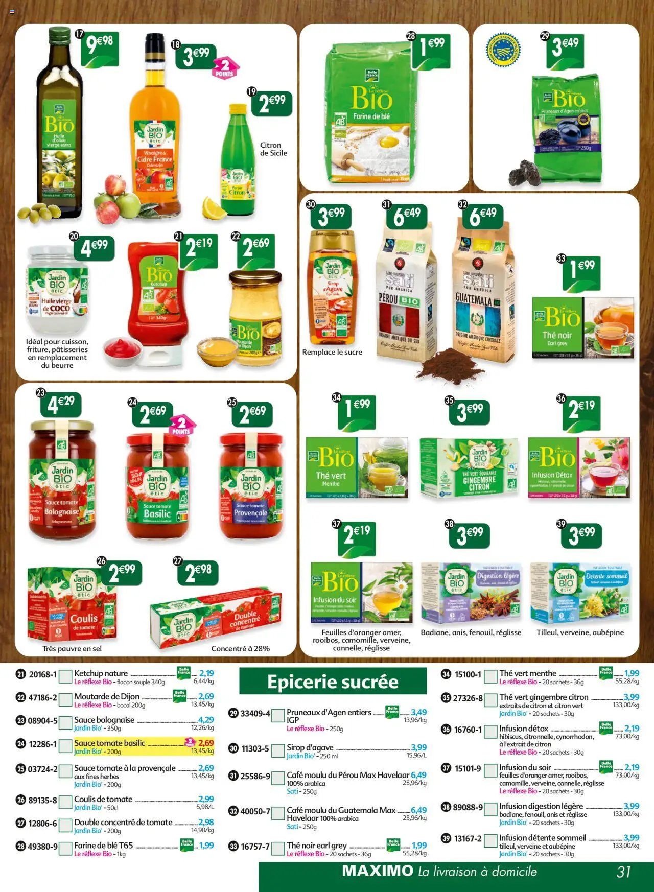 Maximo catalogue epicerie (2025-08-01 - 2025-08-28)