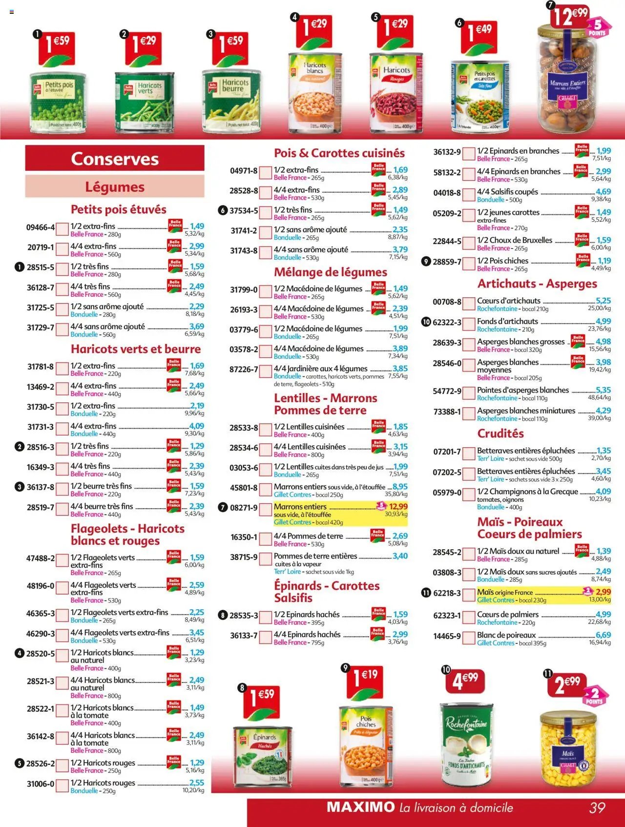 Maximo catalogue epicerie (2025-08-01 - 2025-08-28)