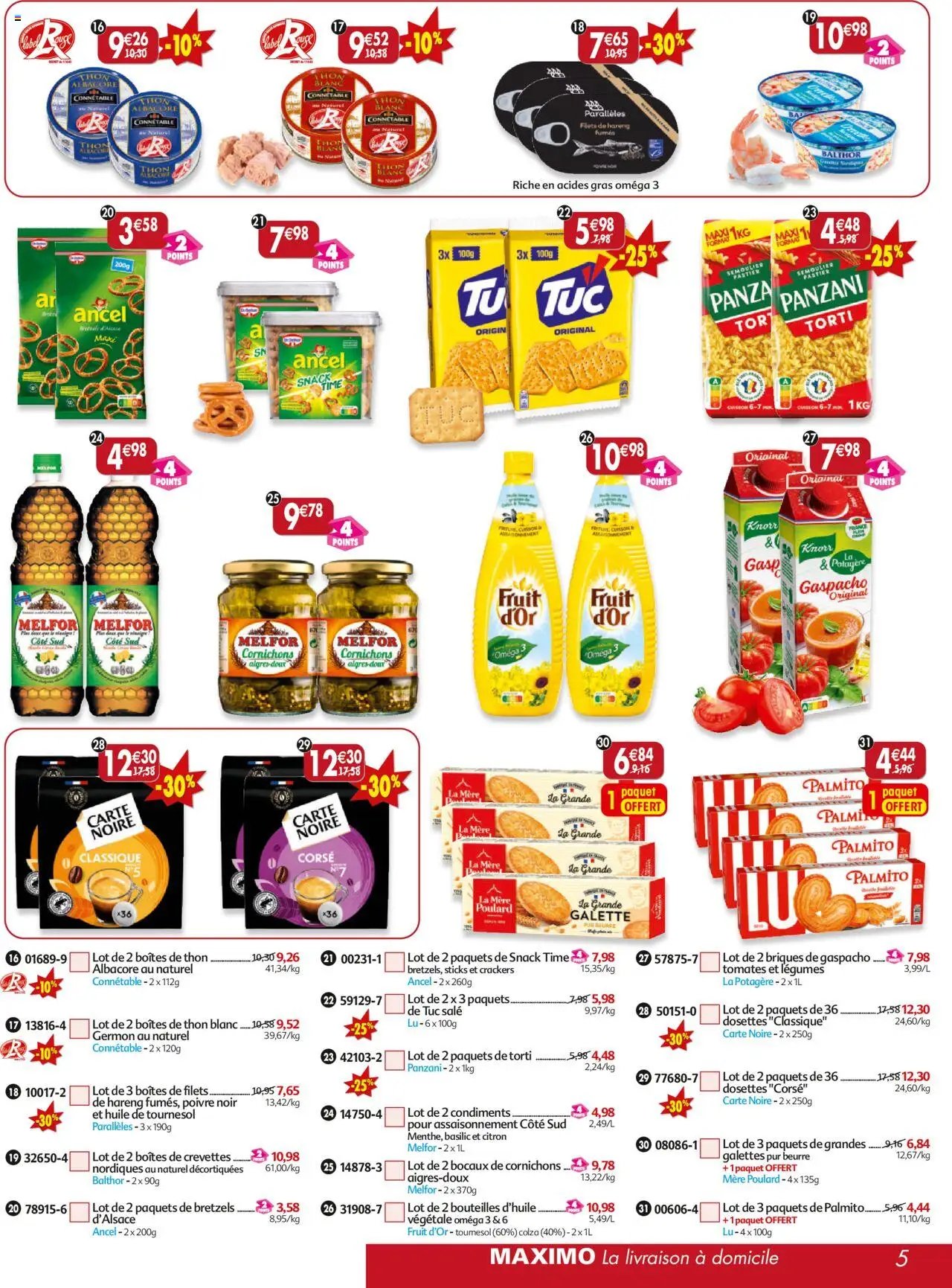 Maximo catalogue epicerie (2025-08-01 - 2025-08-28)