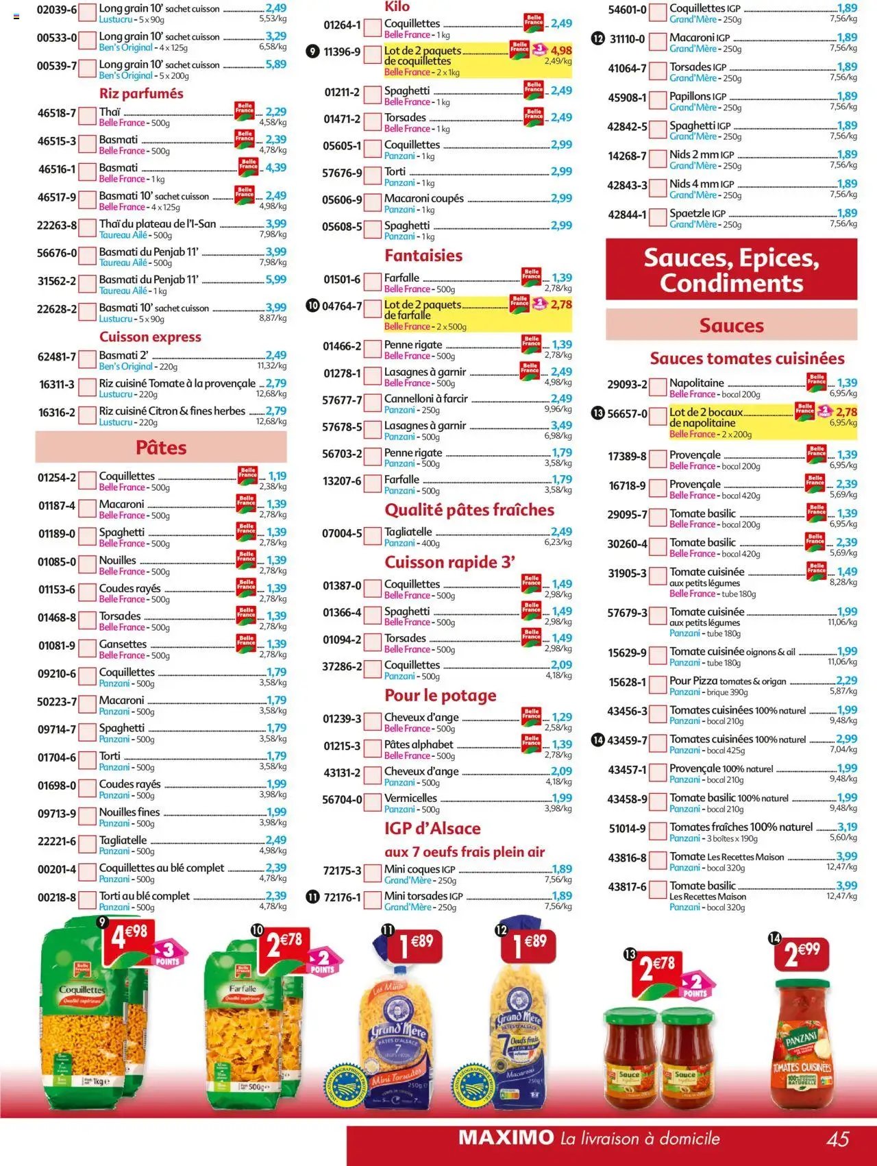 Maximo catalogue epicerie (2025-08-01 - 2025-08-28)