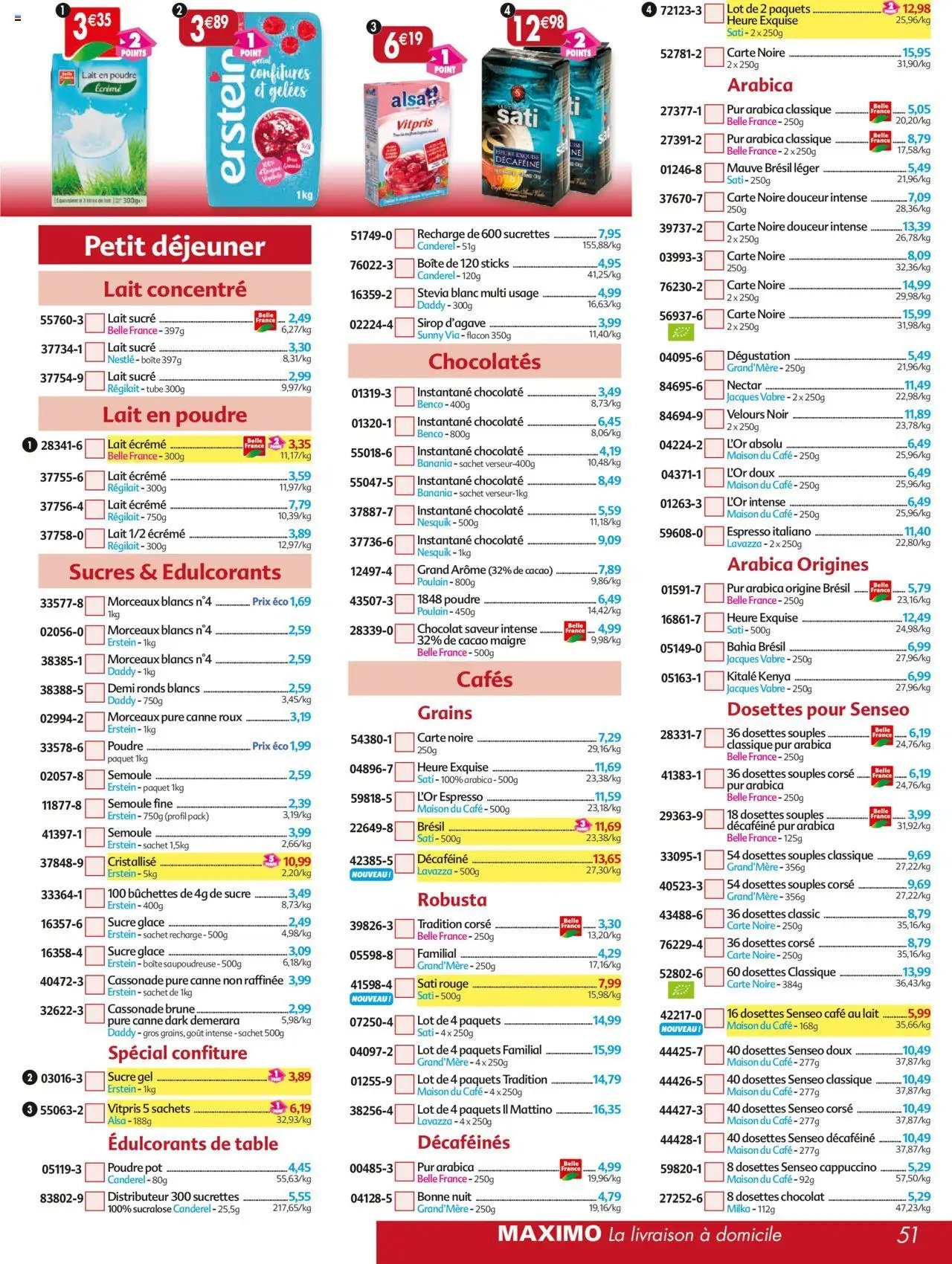 Maximo catalogue epicerie (2025-08-01 - 2025-08-28)