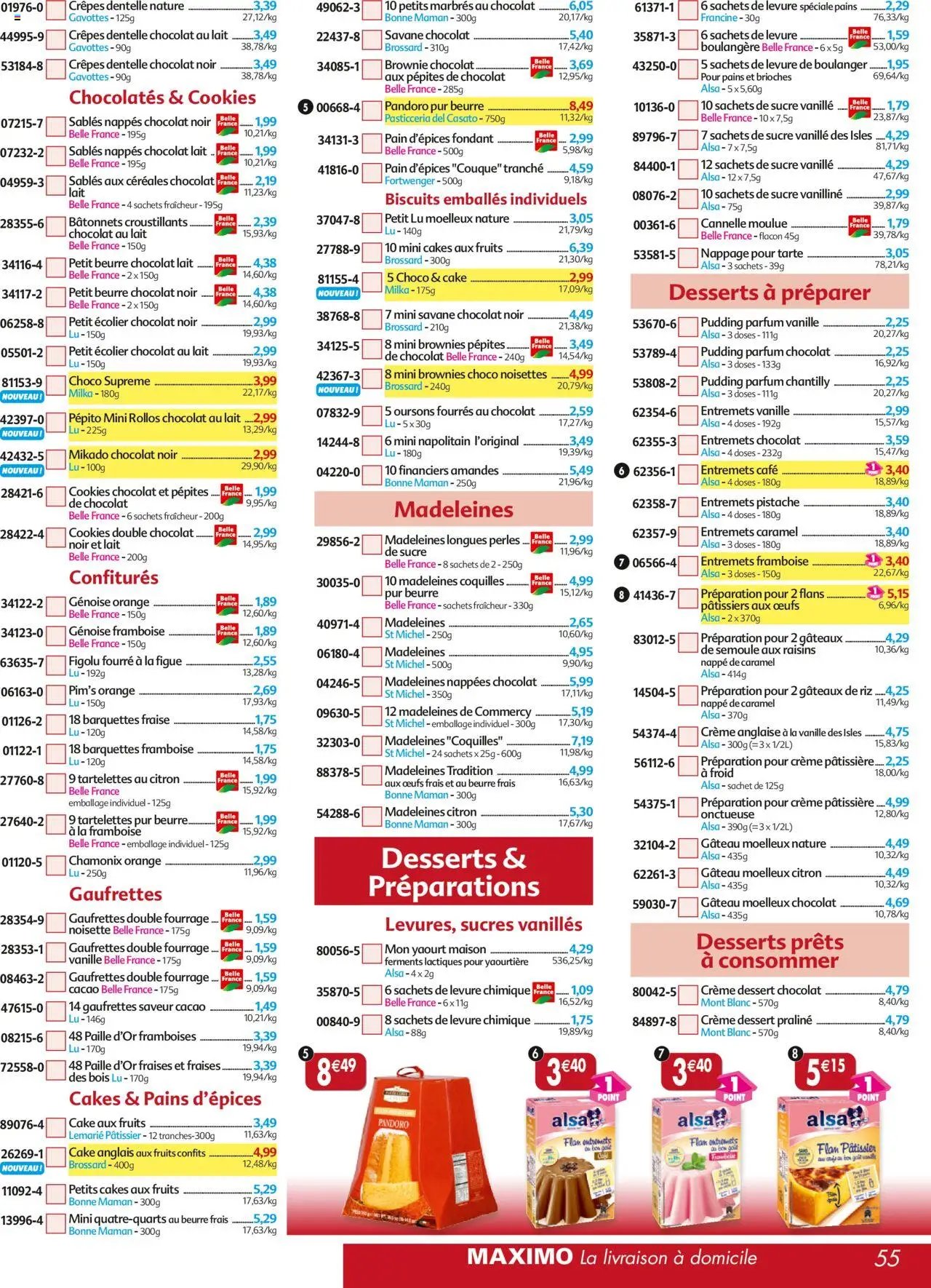 Maximo catalogue epicerie (2025-08-01 - 2025-08-28)